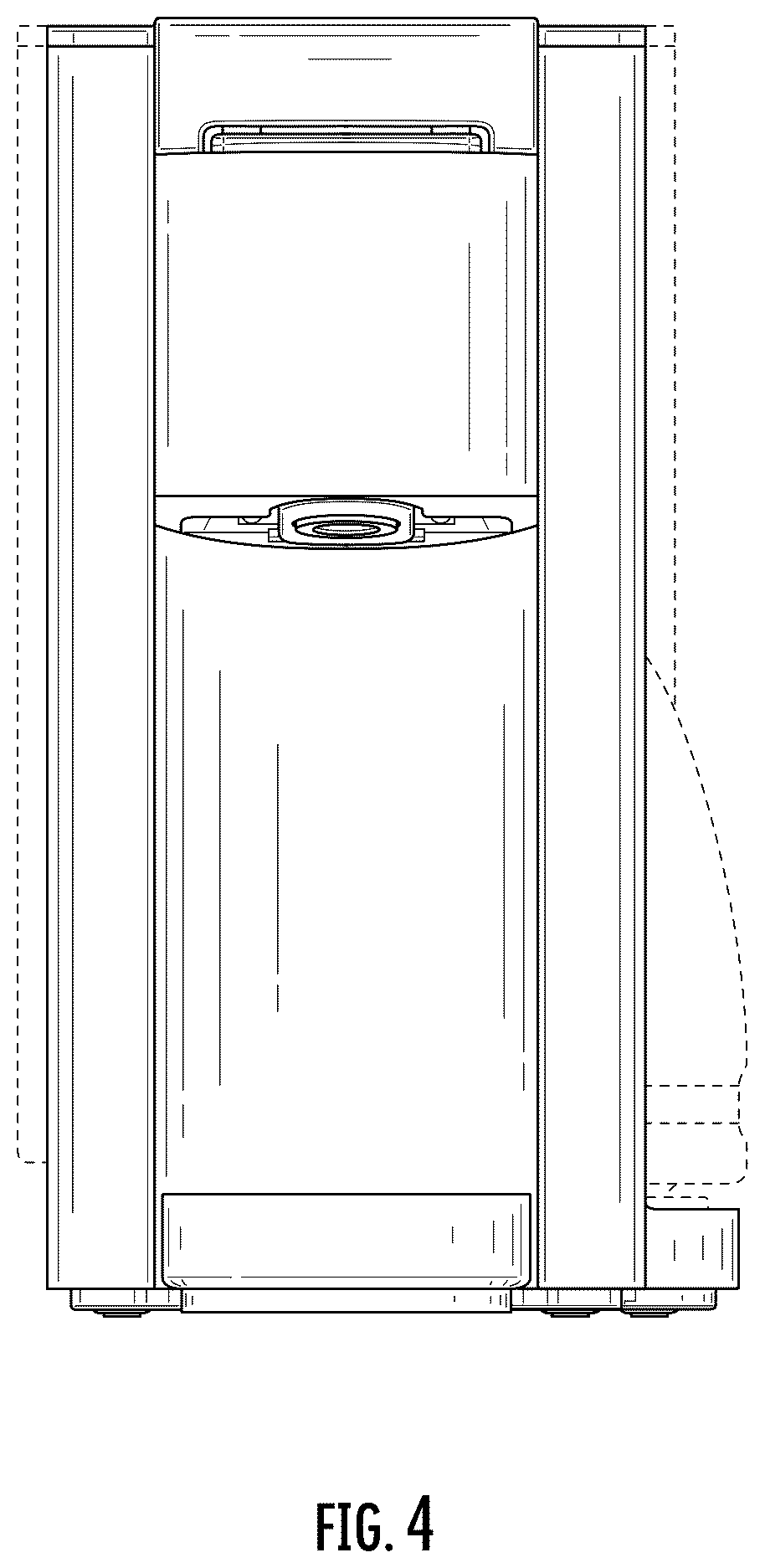 Patent USD1076553 Figure 4 – Beverage maker