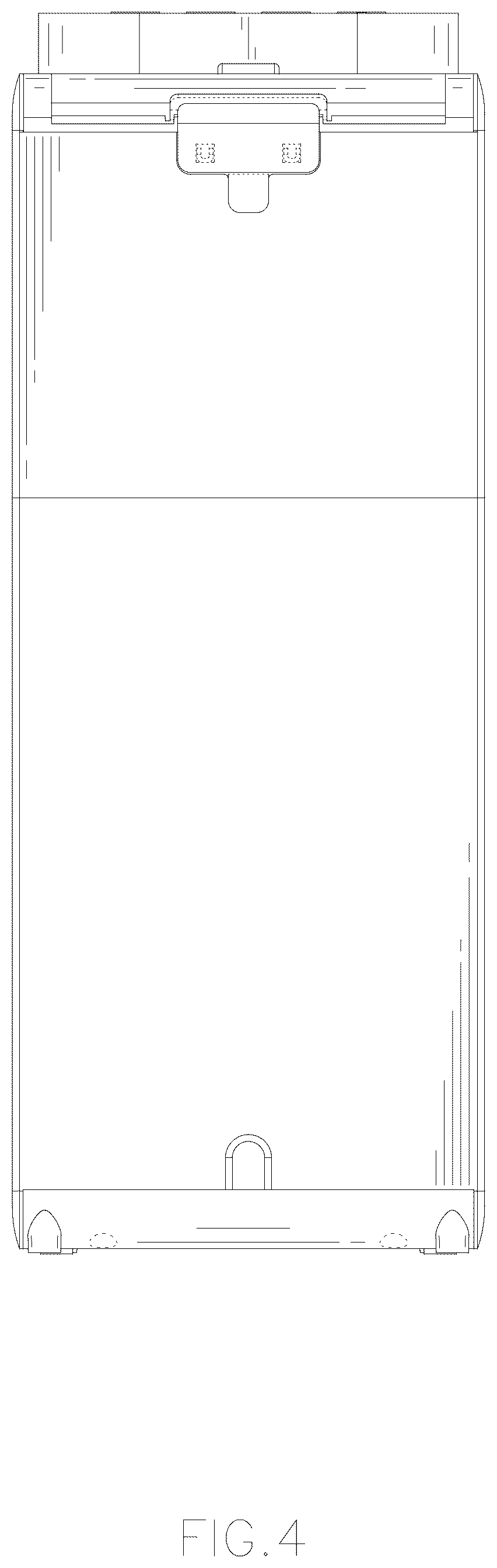 Patent USD1076555 Figure 4 – Coffee machine
