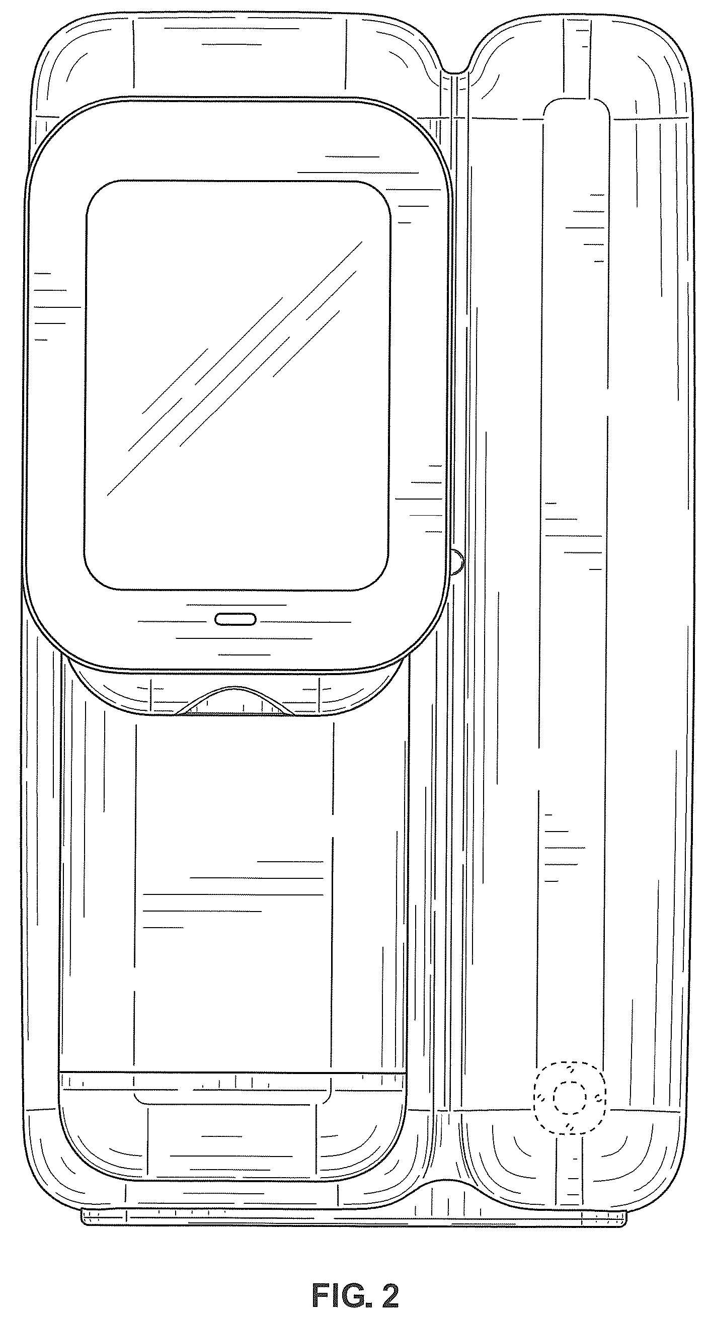 Patent USD1076557 Figure 2 – Beverage dispenser