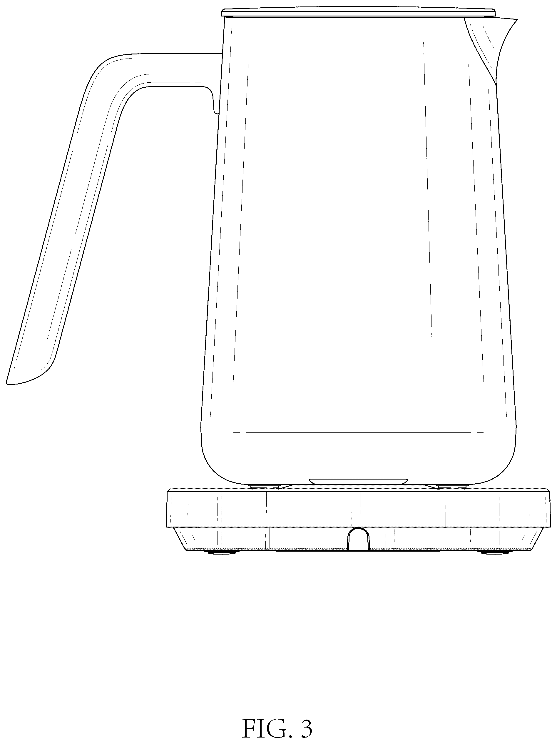 Patent USD1076558 Figure 3 – Electric milk frother