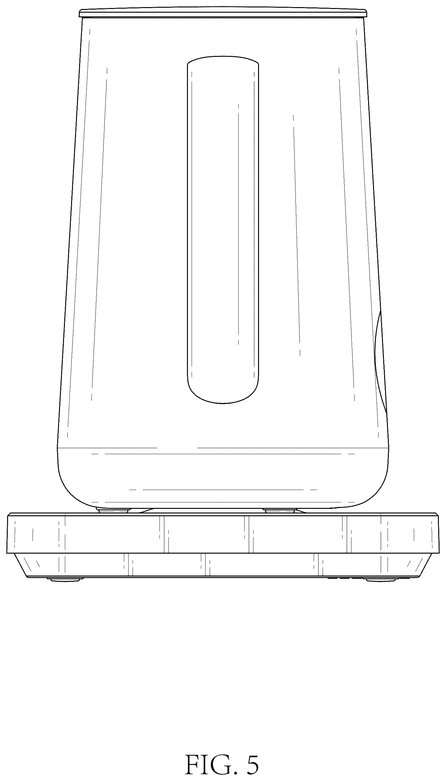 Patent USD1076558 Figure 5 – Electric milk frother