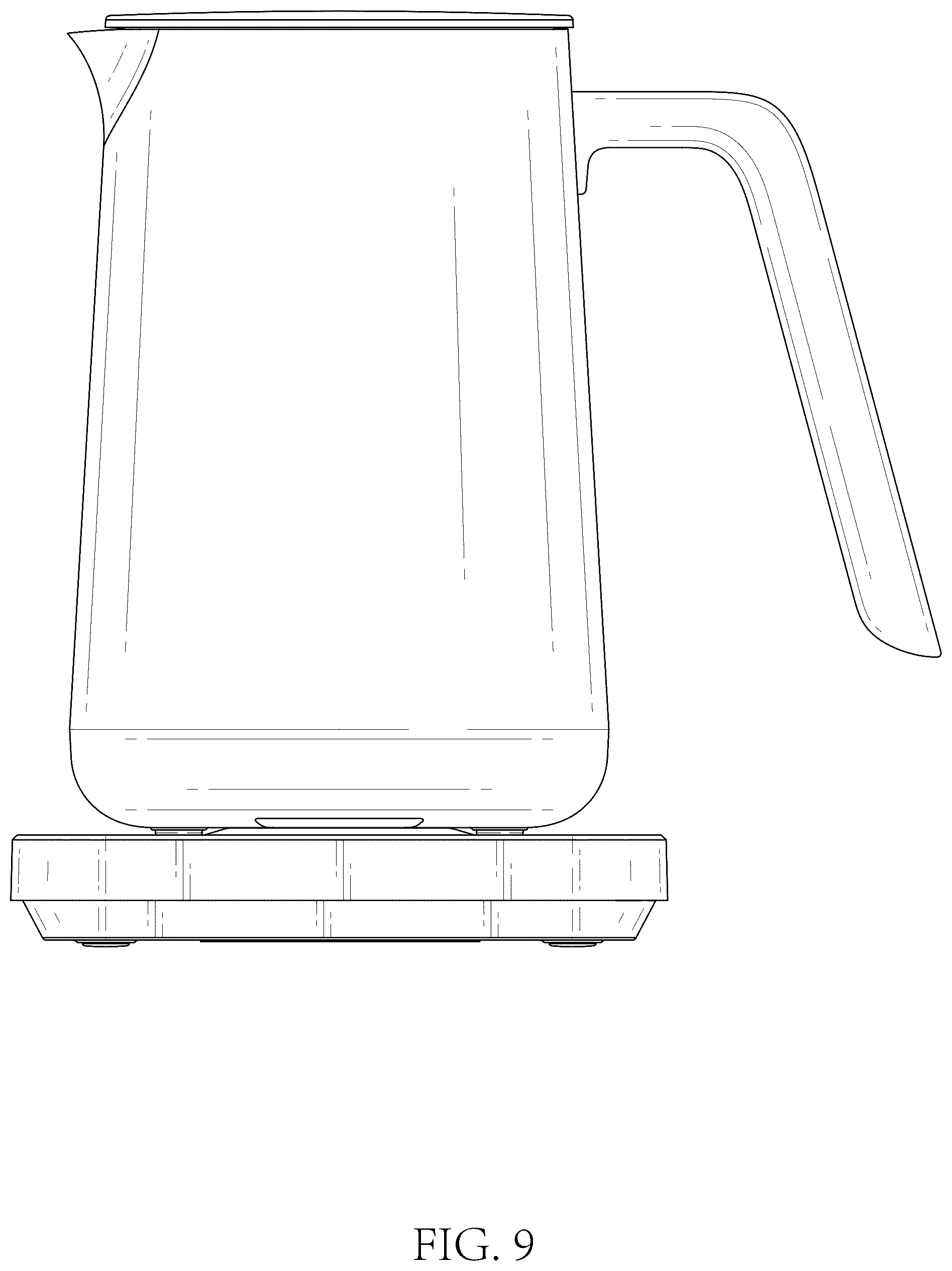 Patent USD1076558 Figure 9 – Electric milk frother