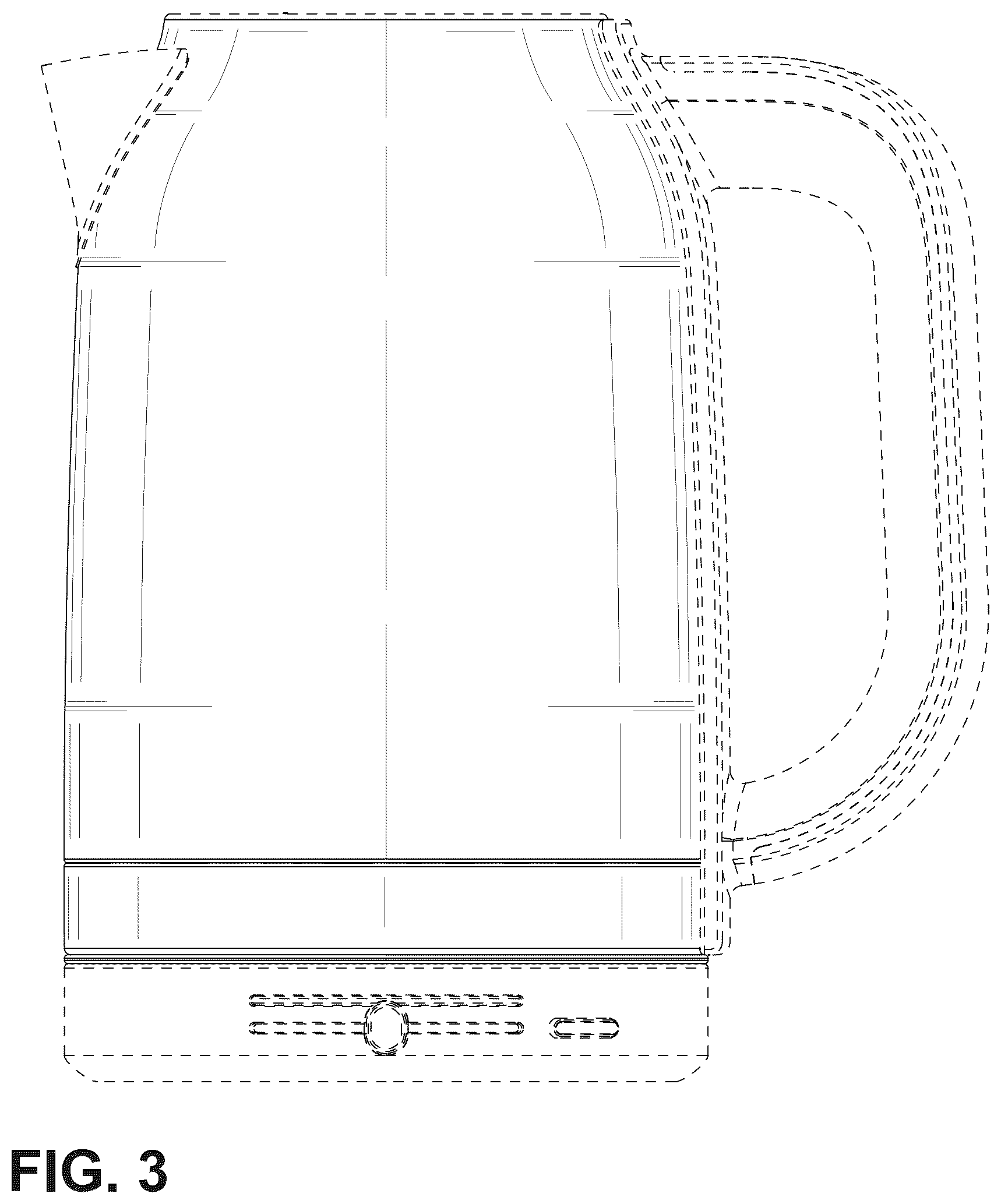 Patent USD1076560 Figure 3 – Electric kettle