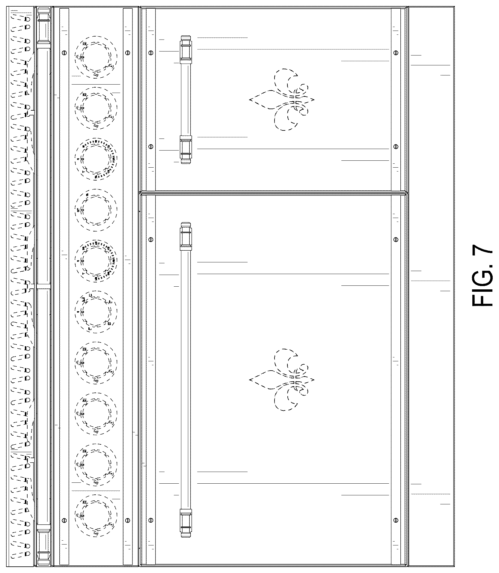 Patent USD1076561 Figure 7 – Cooking range