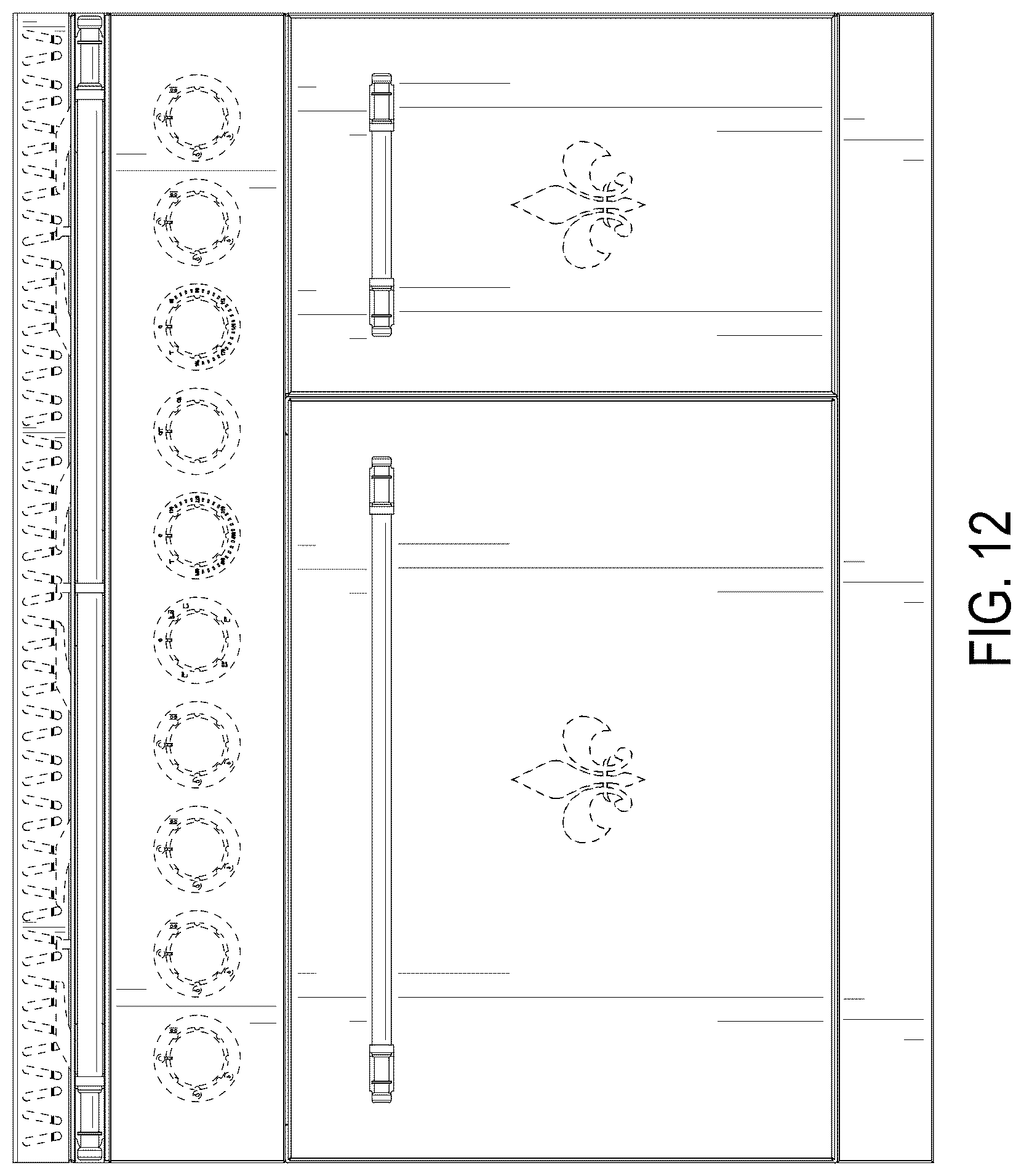 Patent USD1076561 Figure 12 – Cooking range