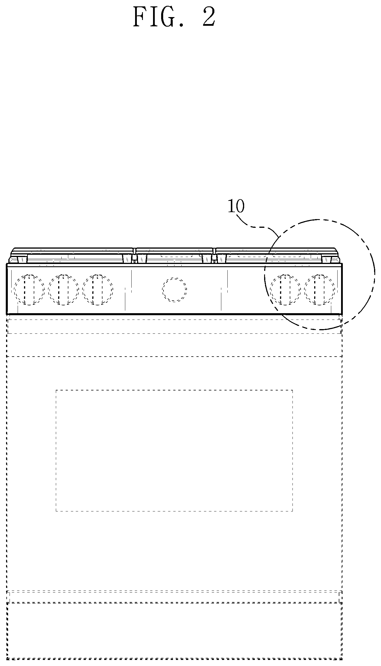 Patent USD1076562 Figure 2 – Gas oven range