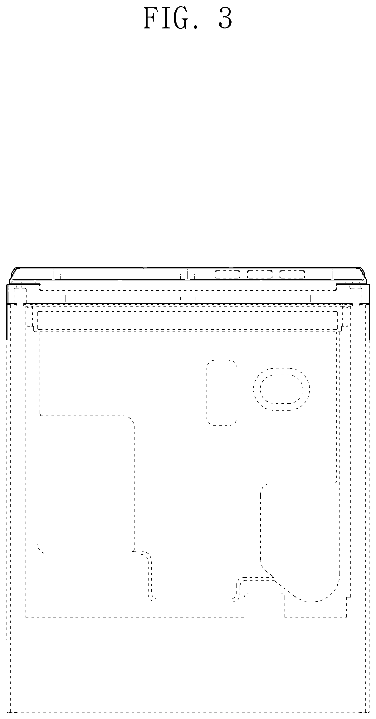 Patent USD1076562 Figure 3 – Gas oven range