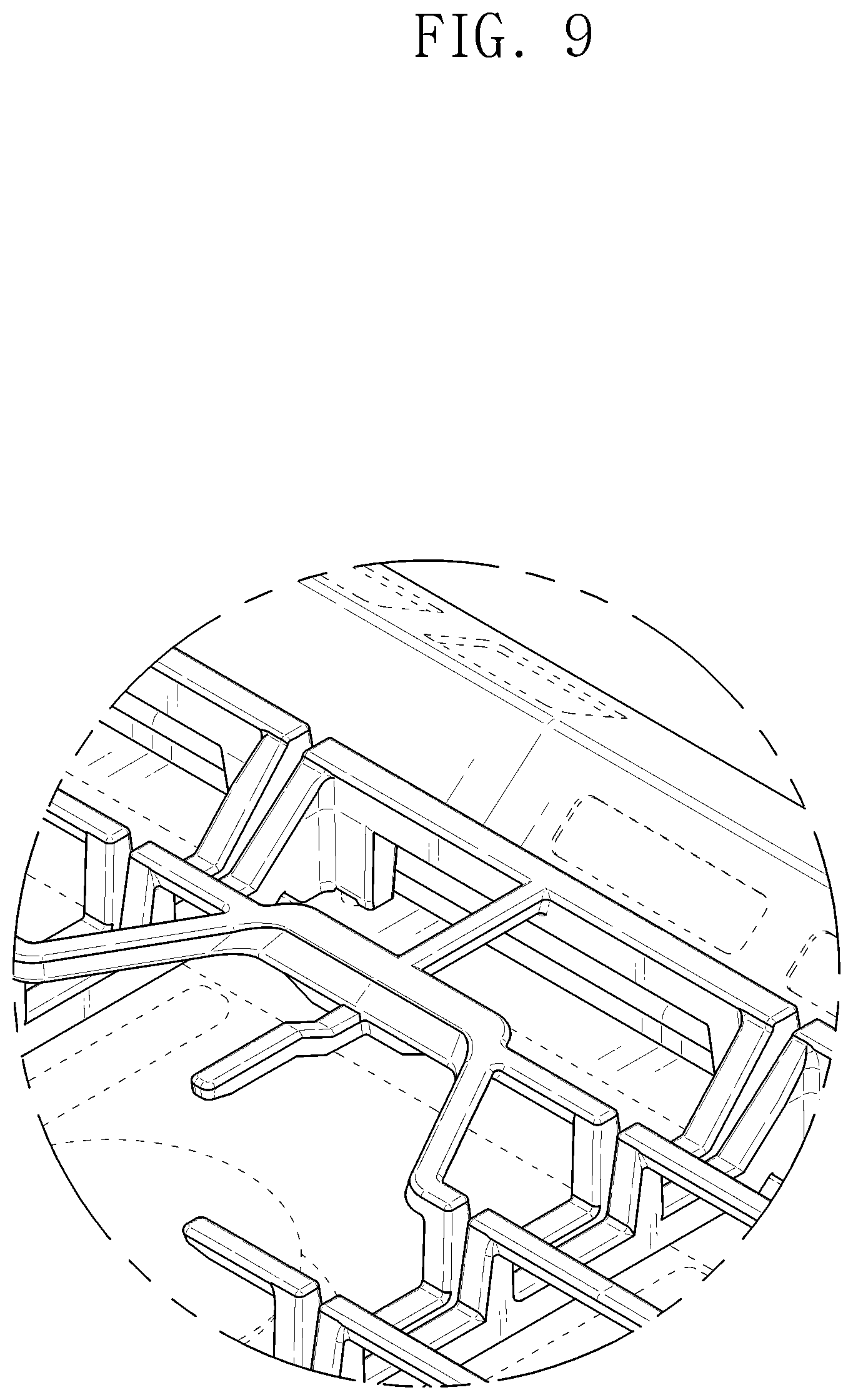 Patent USD1076562 Figure 9 – Gas oven range