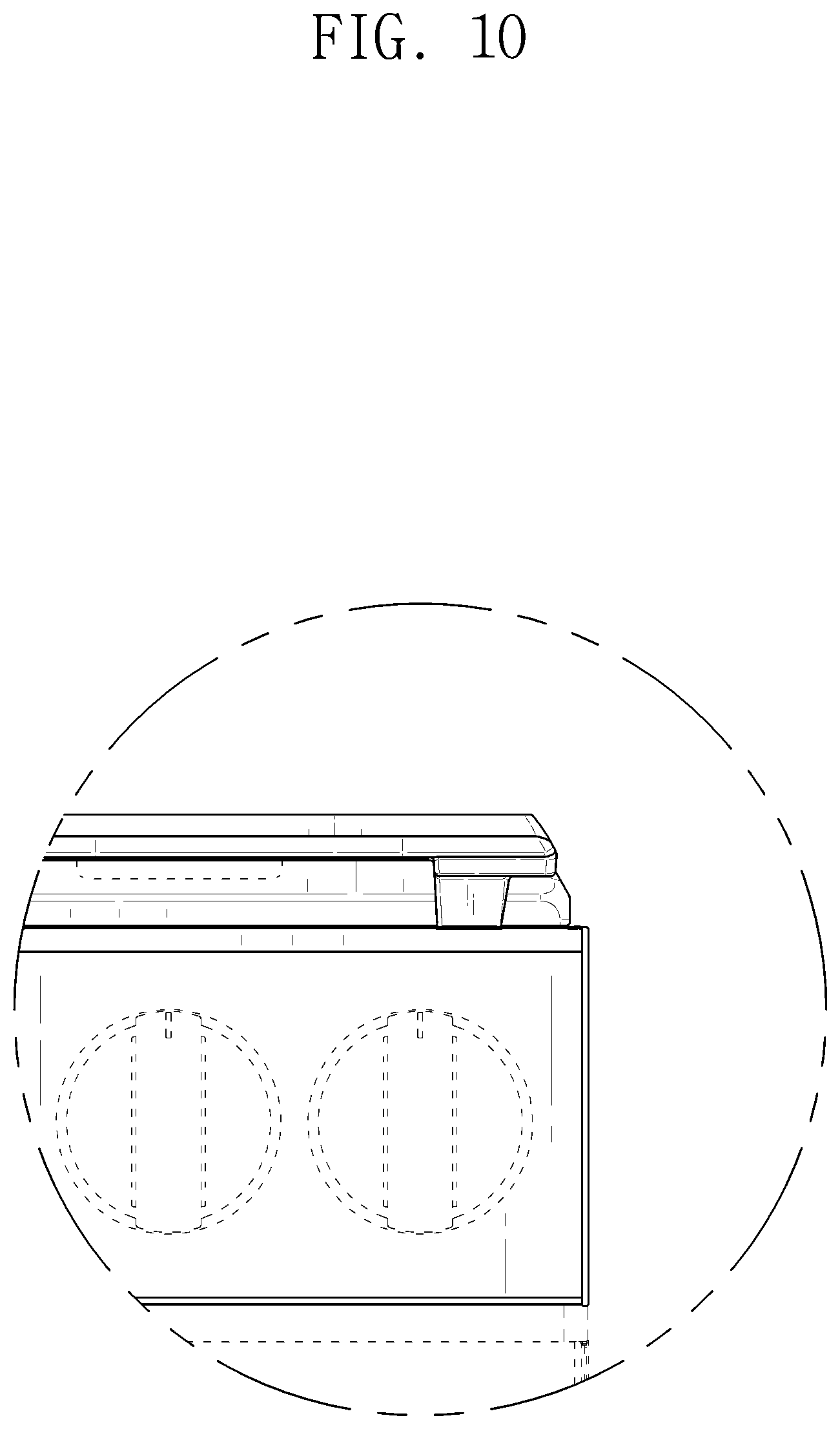 Patent USD1076562 Figure 10 – Gas oven range