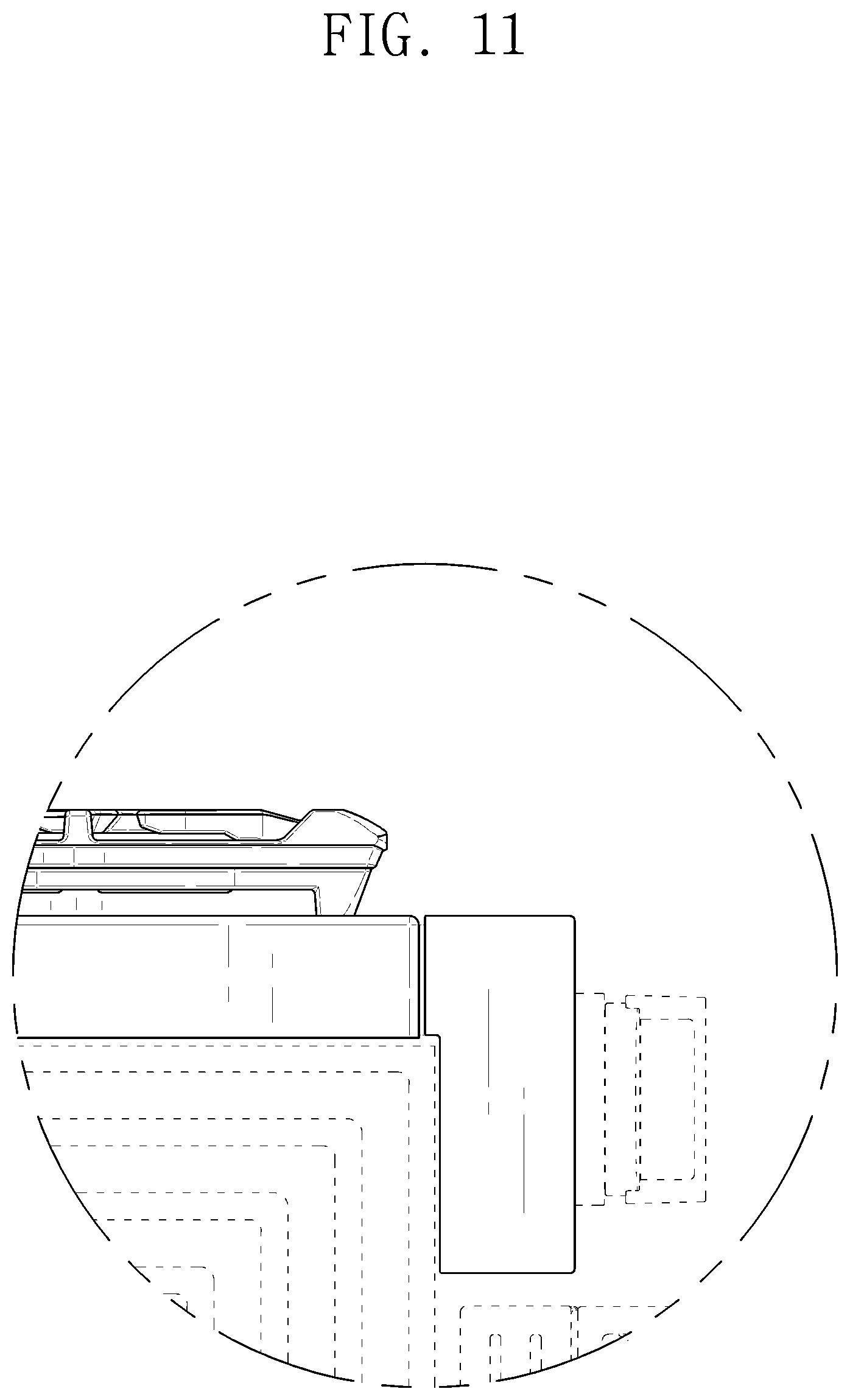 Patent USD1076562 Figure 11 – Gas oven range