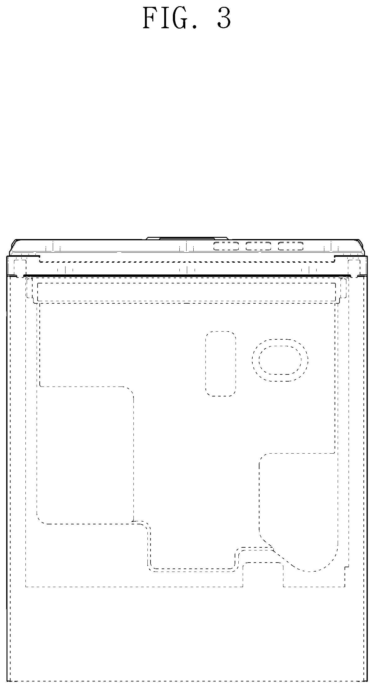 Patent USD1076563 Figure 3 – Gas oven range