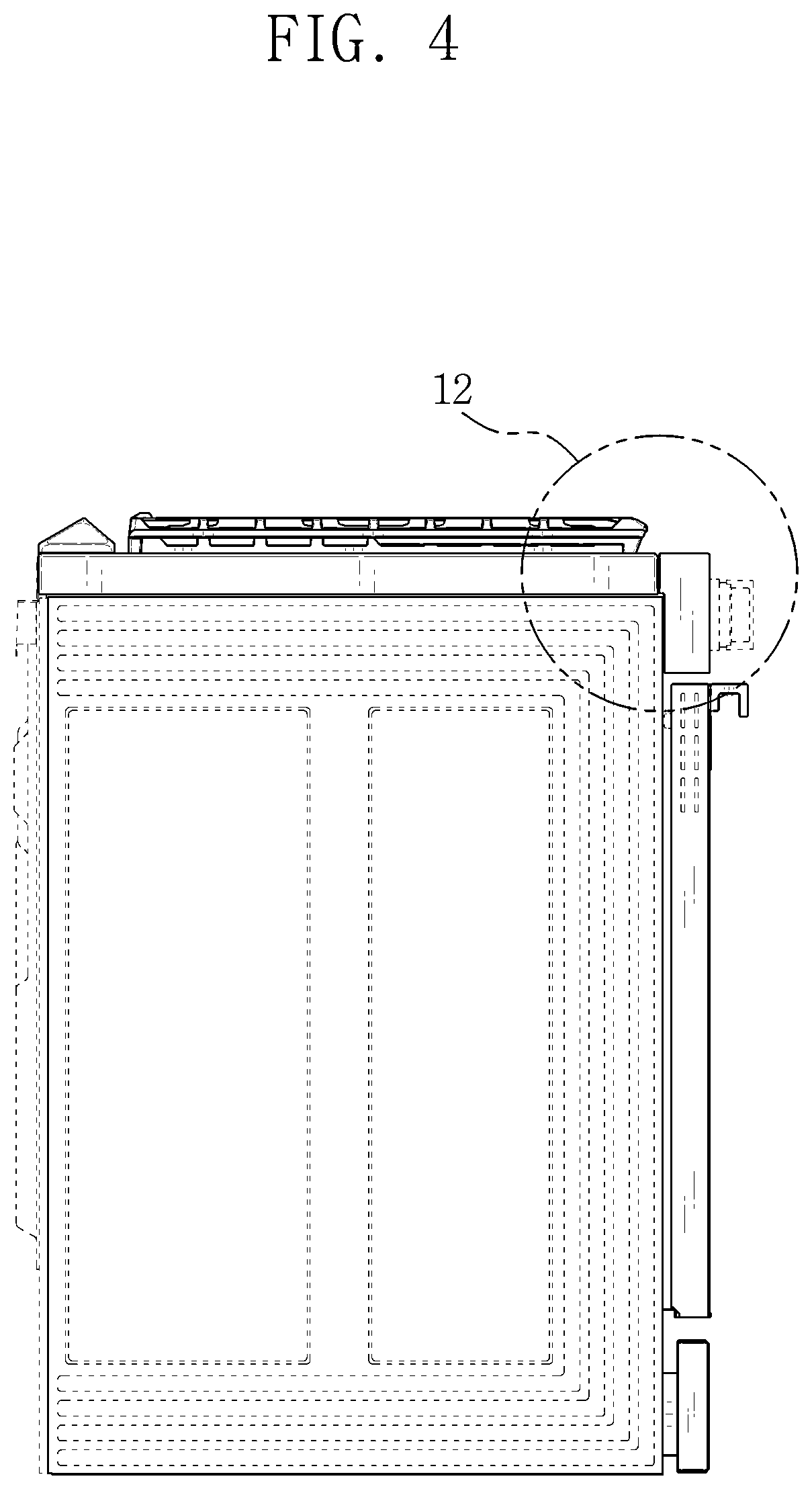 Patent USD1076563 Figure 4 – Gas oven range