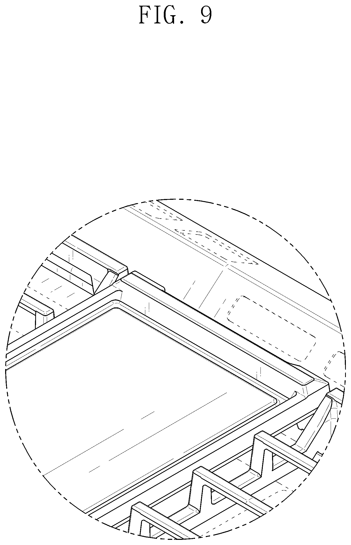 Patent USD1076563 Figure 9 – Gas oven range