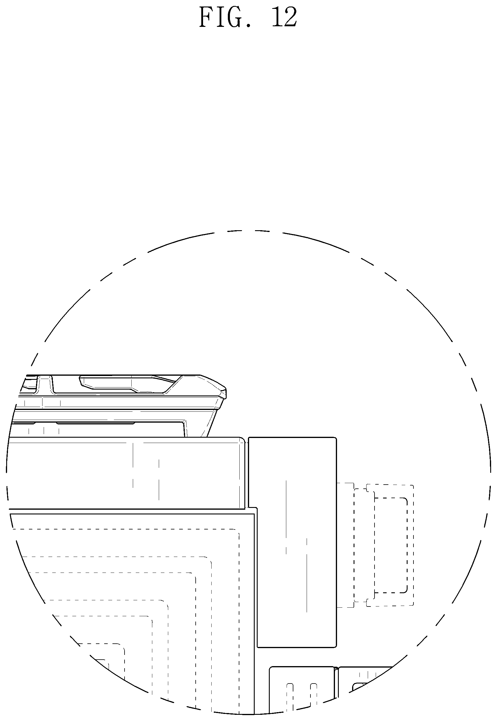 Patent USD1076563 Figure 12 – Gas oven range