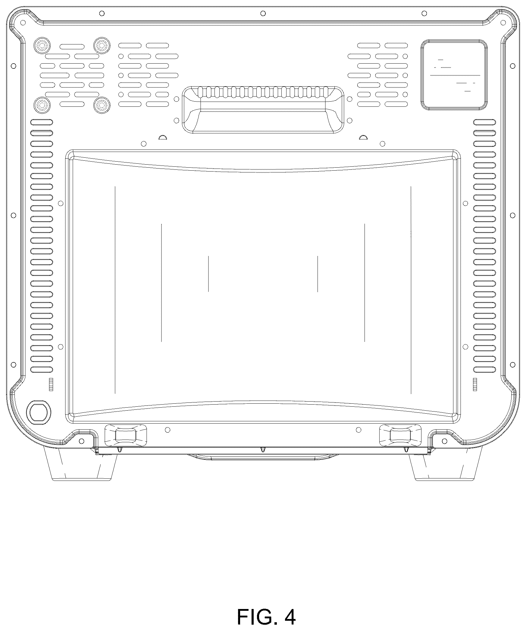 Patent USD1076564 Figure 4 – Electric oven