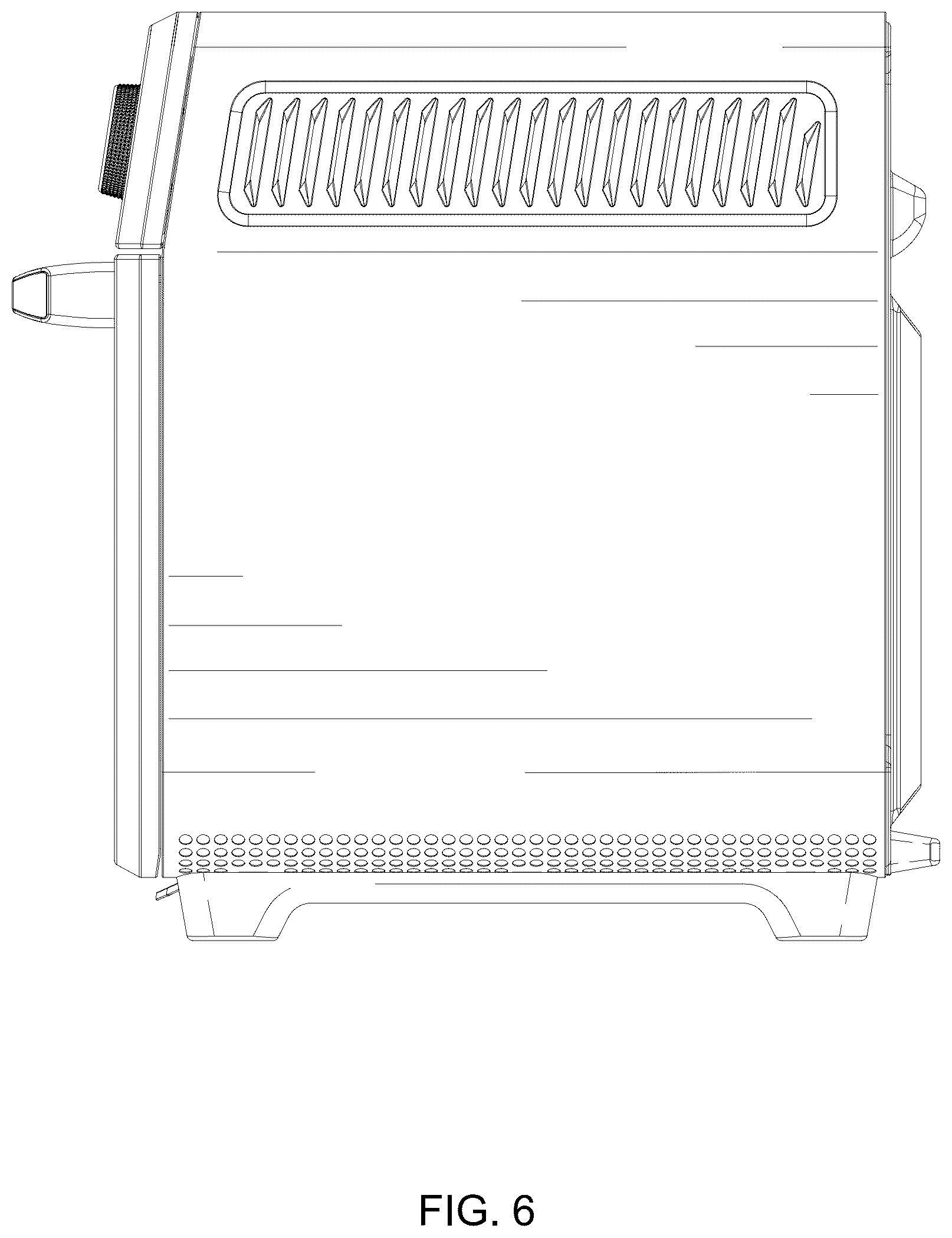Patent USD1076564 Figure 6 – Electric oven