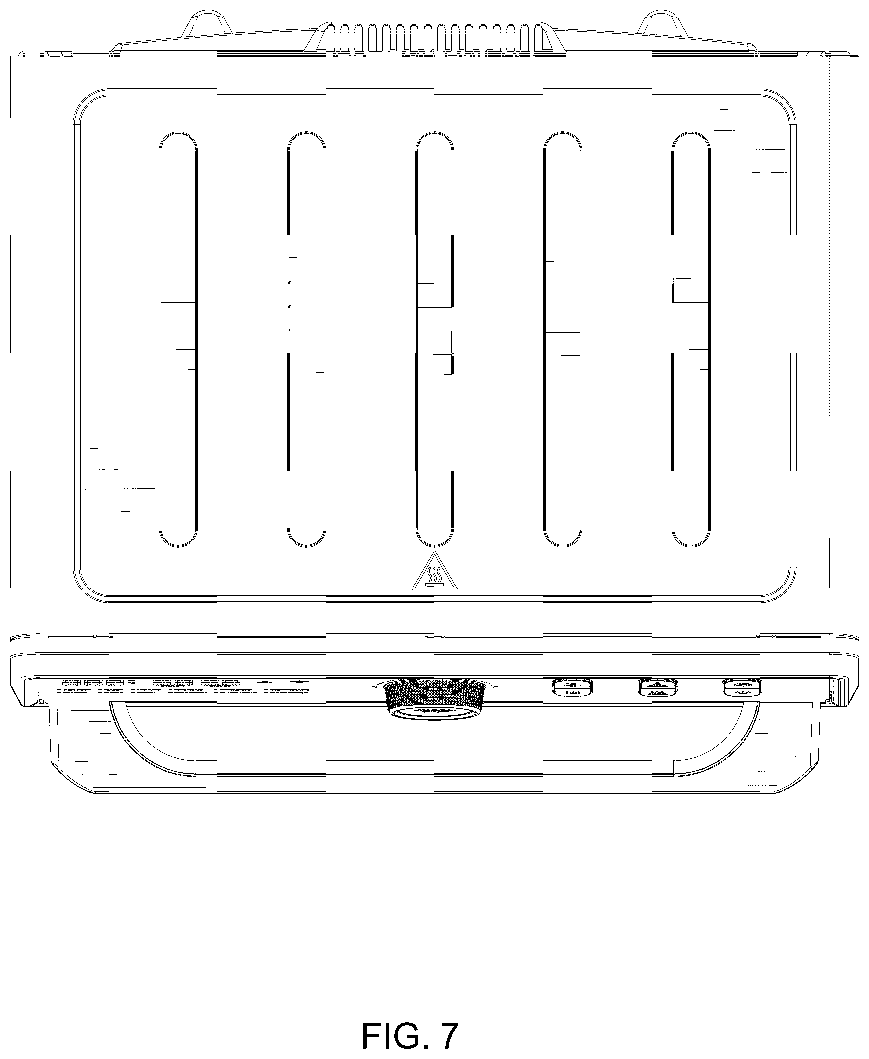 Patent USD1076564 Figure 7 – Electric oven