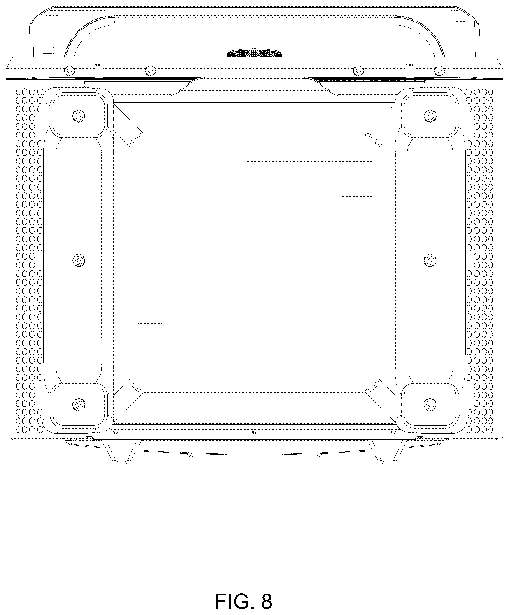 Patent USD1076564 Figure 8 – Electric oven