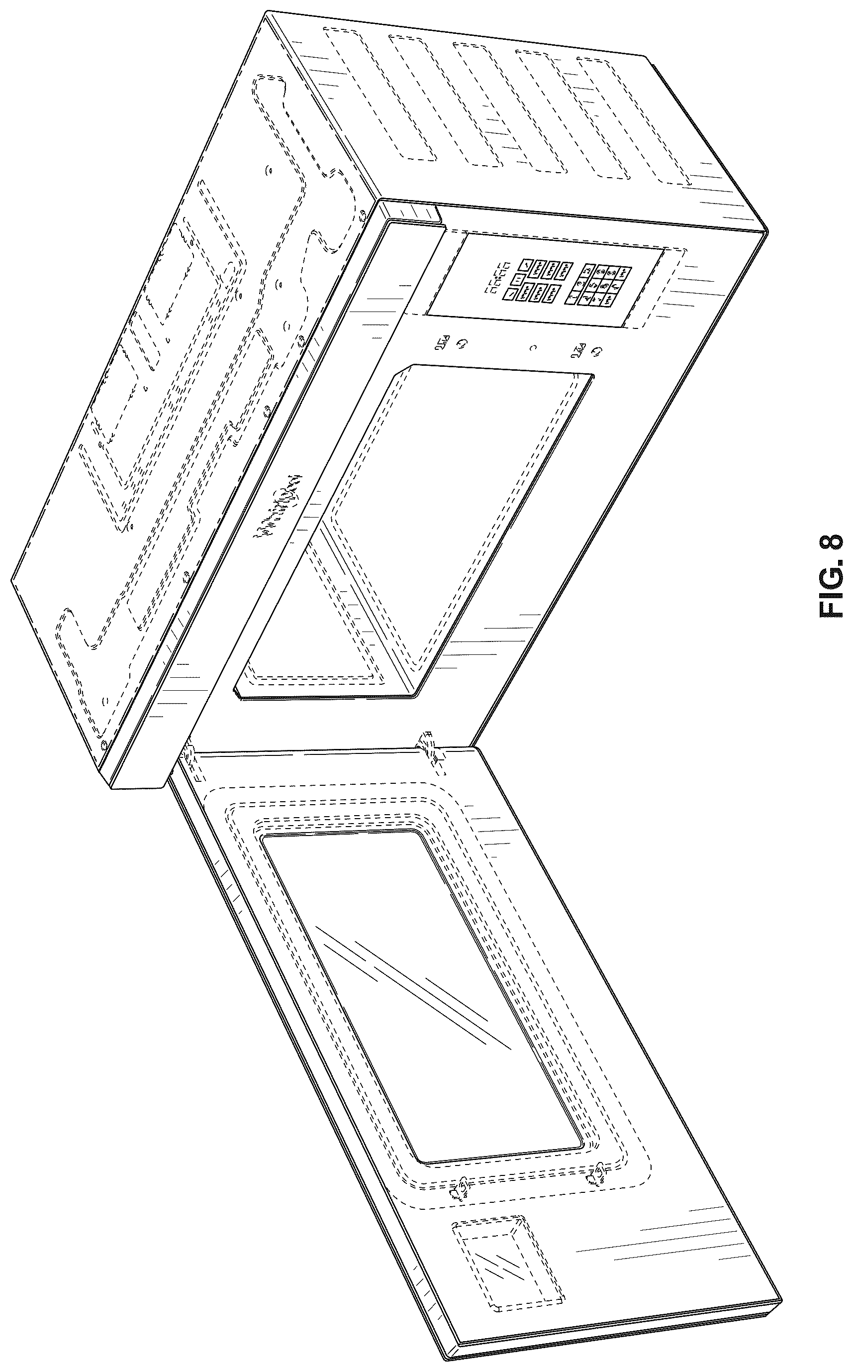 Patent USD1076565 Figure 8 – Cooking appliance