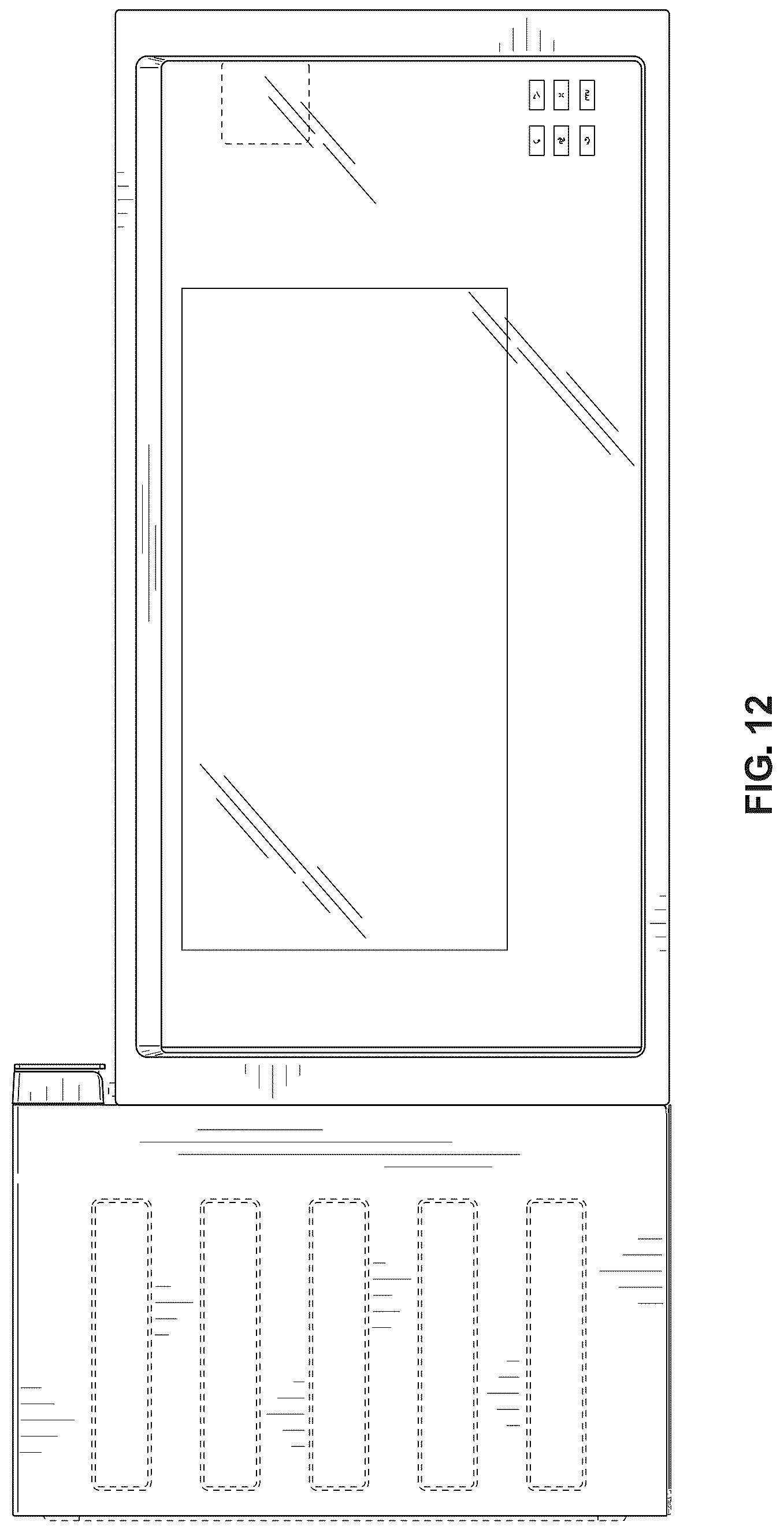 Patent USD1076566 Figure 12 – Cooking appliance