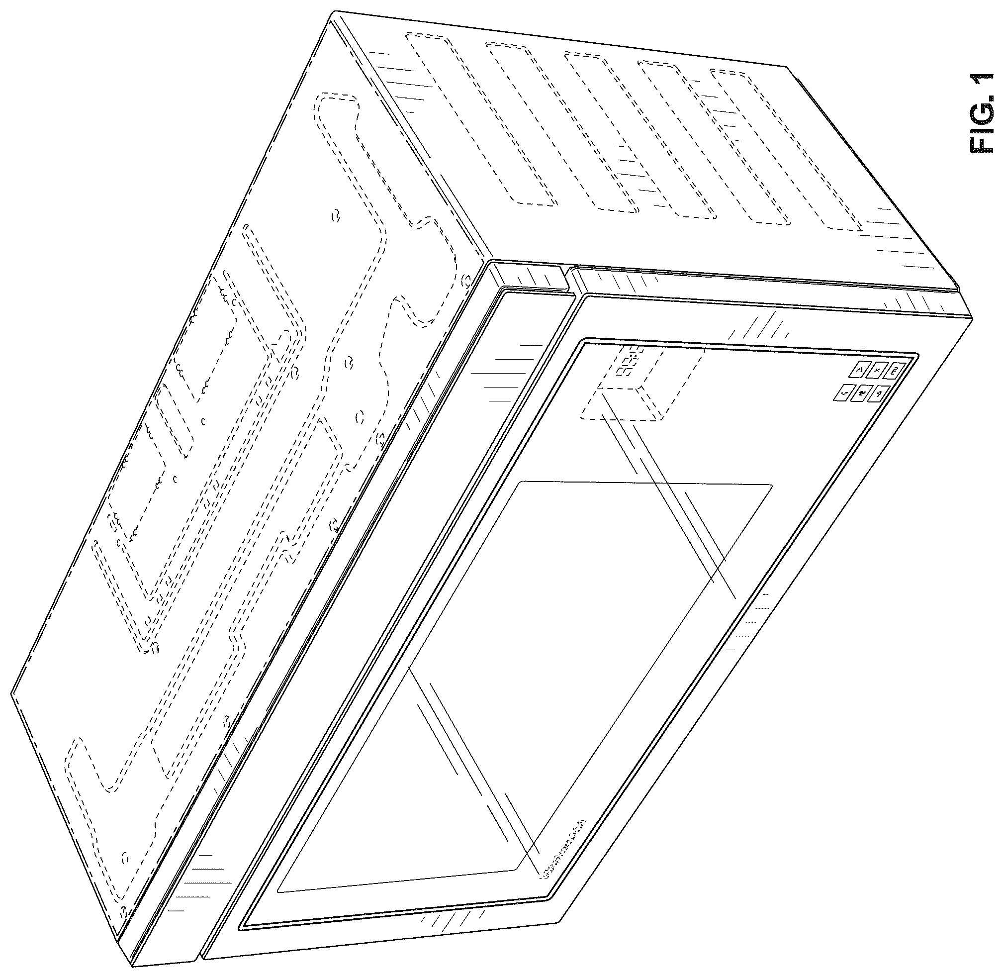 Patent USD1076567 Figure 1 – Cooking appliance