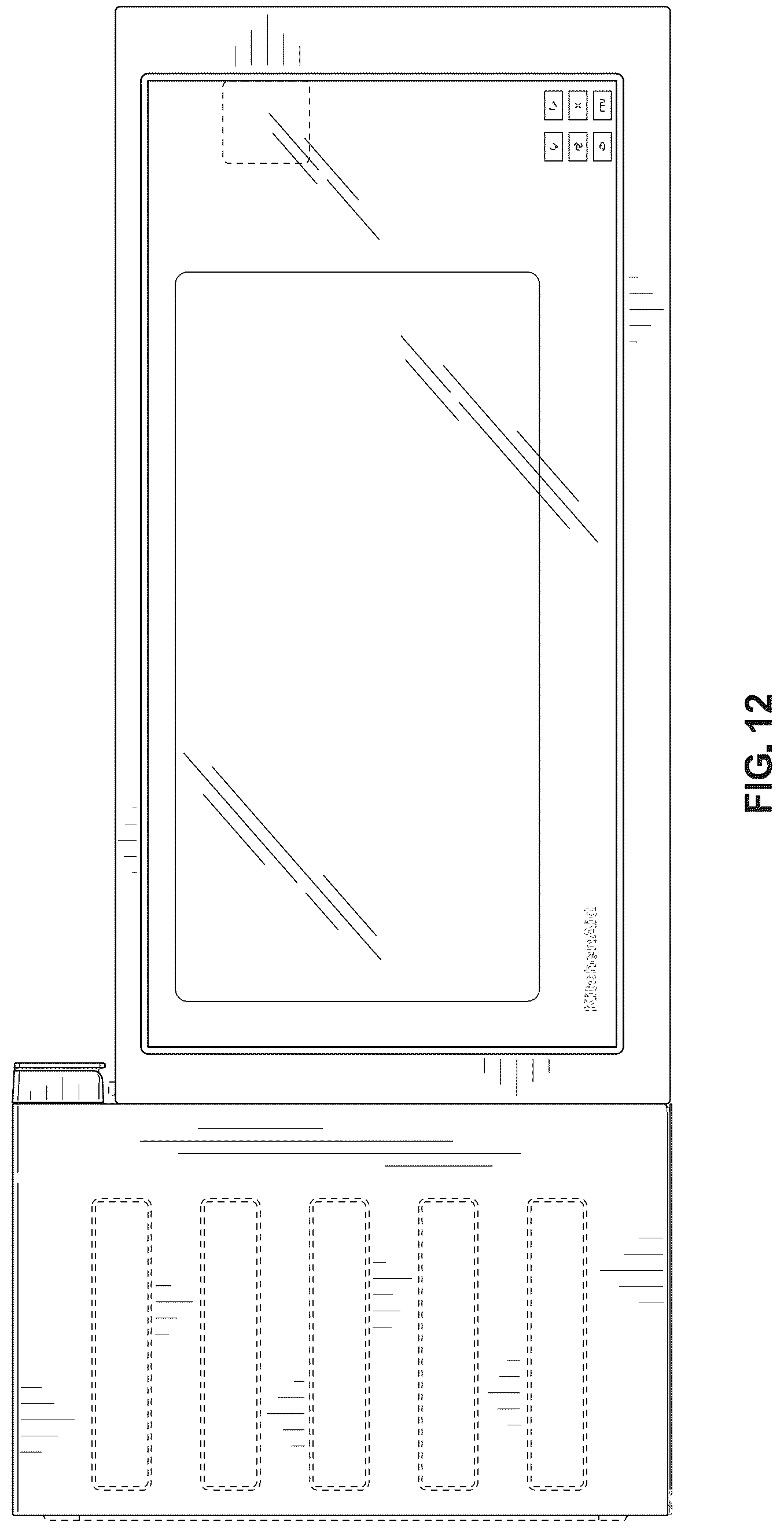 Patent USD1076567 Figure 12 – Cooking appliance