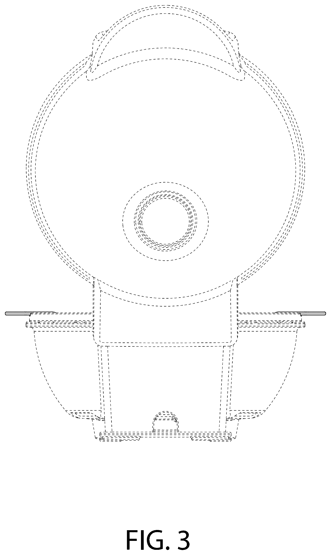 Patent USD1076569 Figure 3 – Cooking appliance
