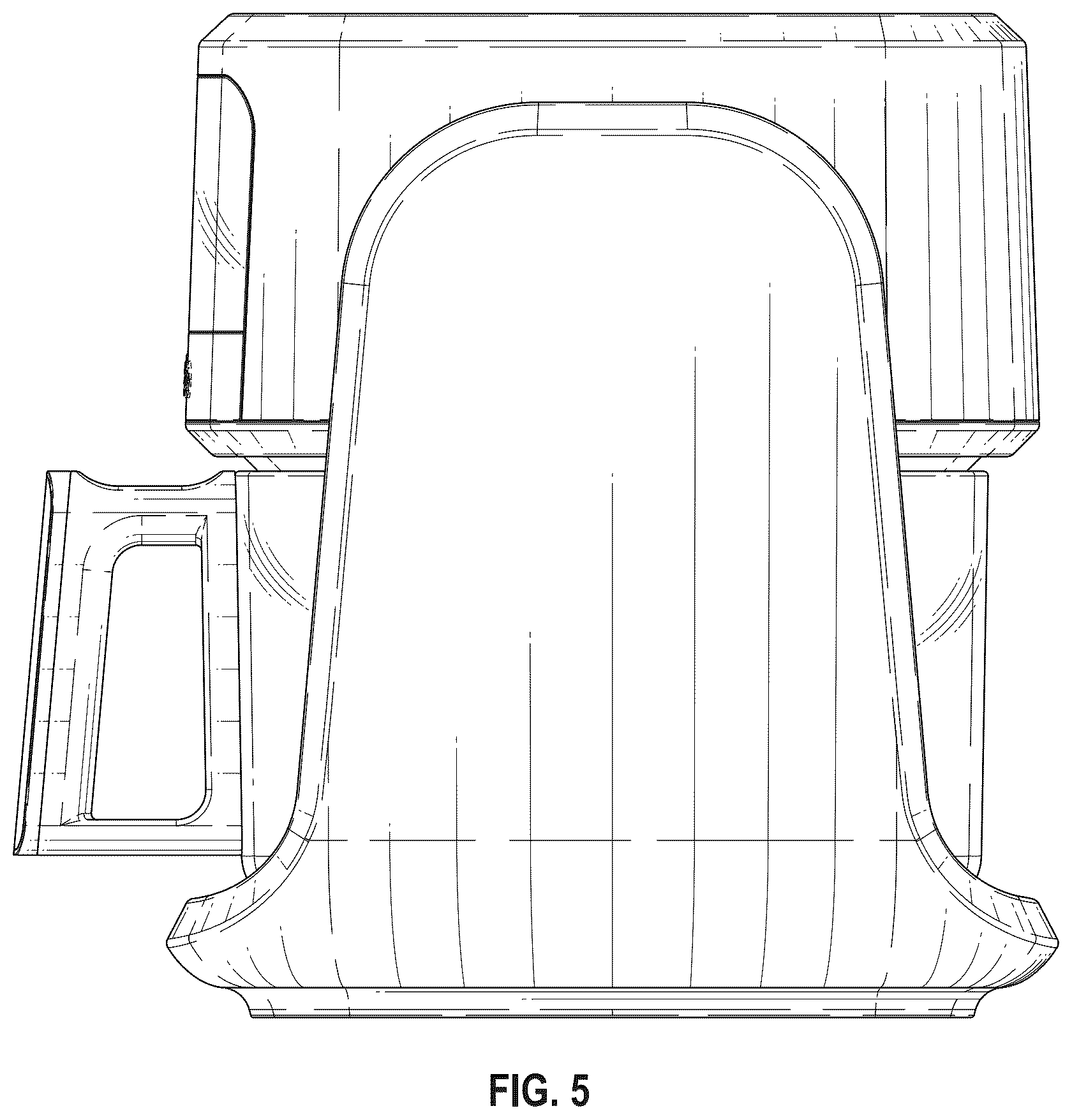 Patent USD1076570 Figure 5 – Air fryer