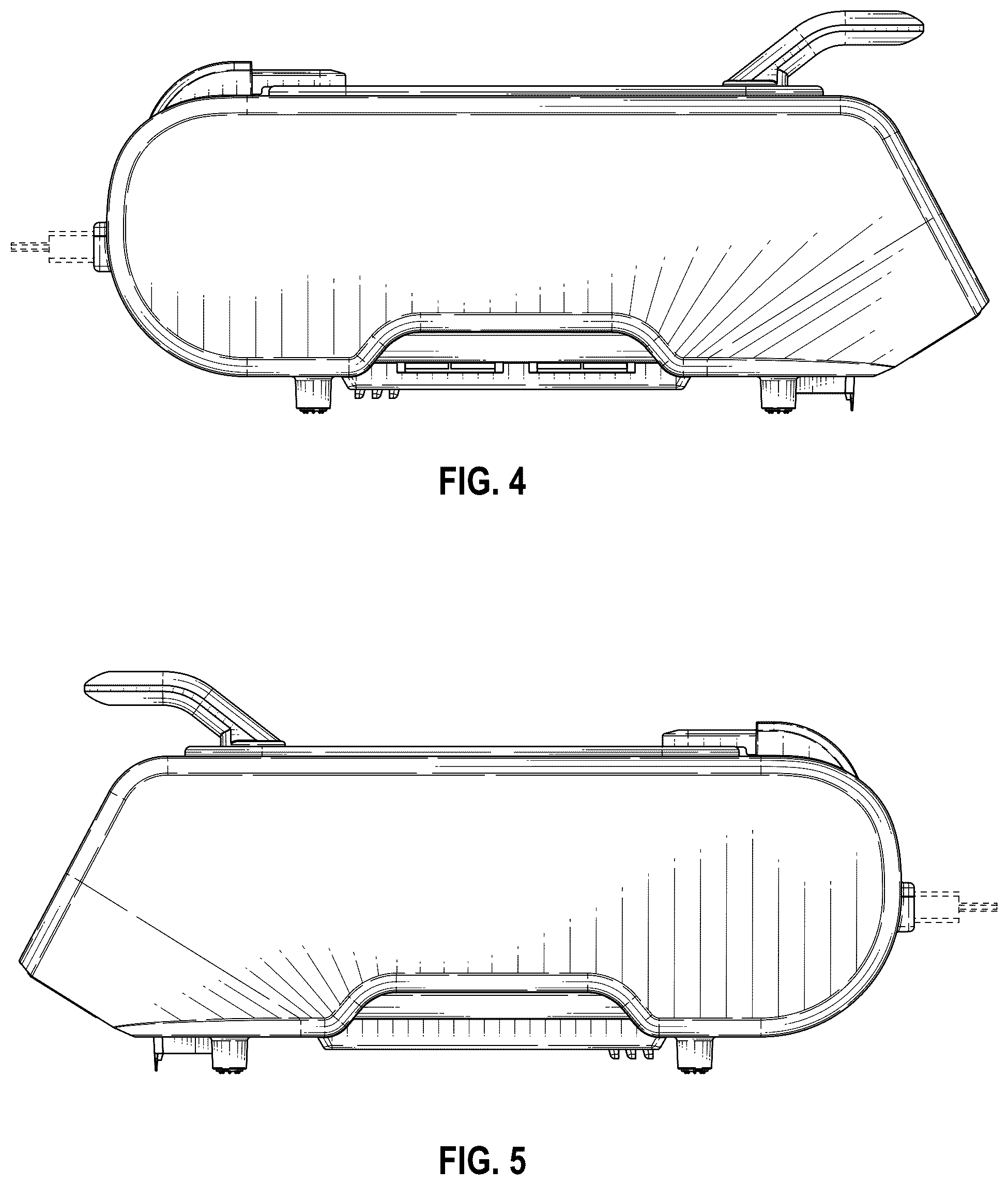 Patent USD1076571 Figure 3 – Combined air fryer grill and food station