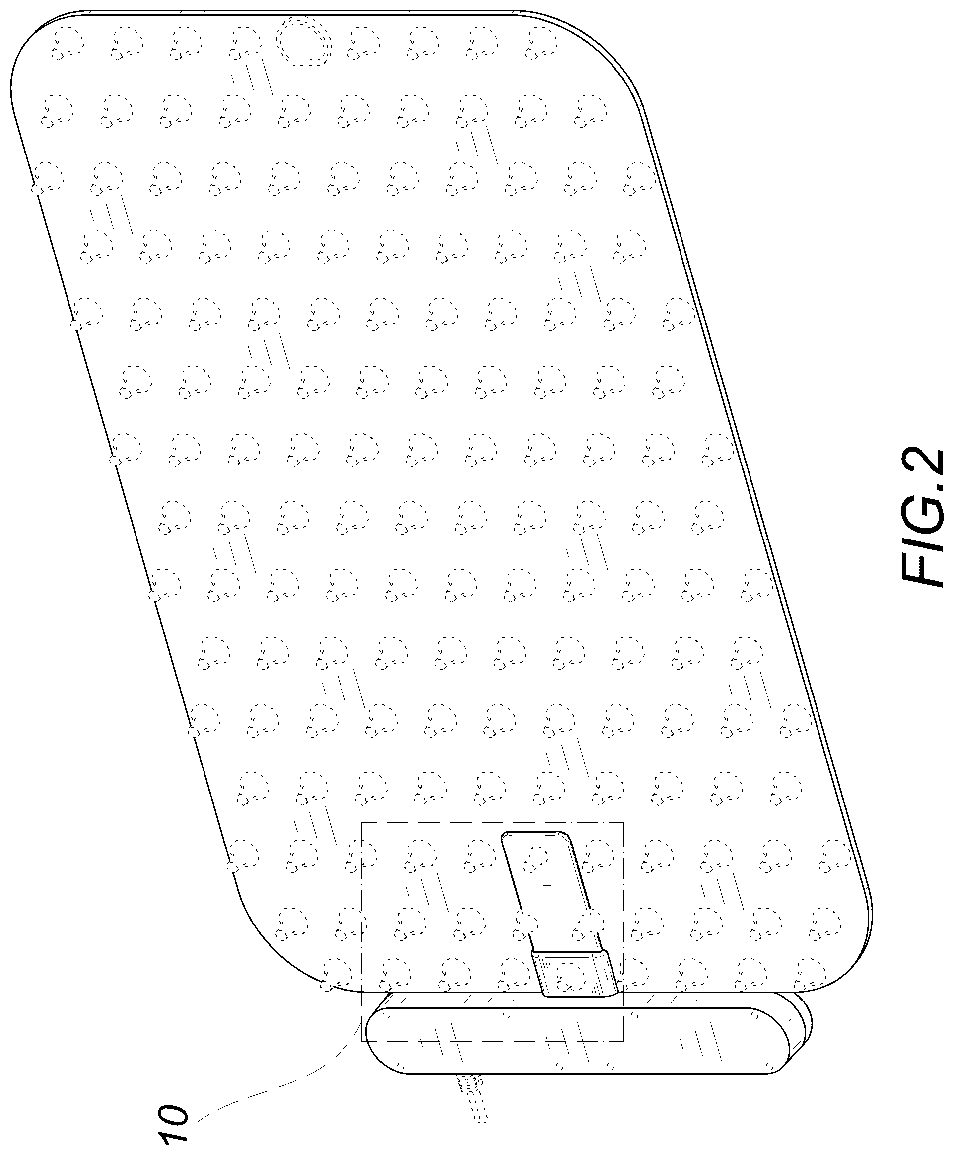 Patent USD1076572 Figure 2 – Hot plate
