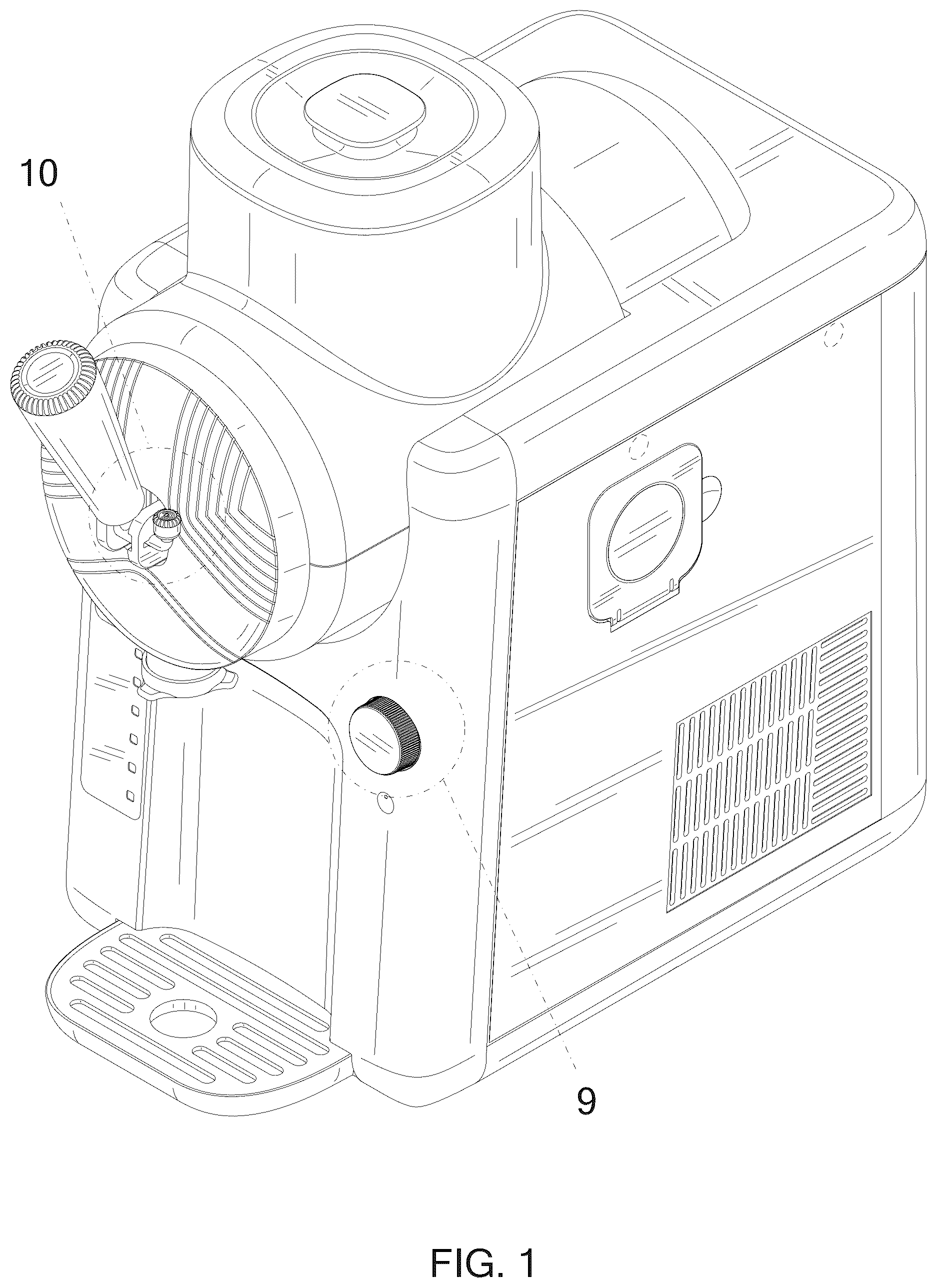 Patent USD1076573 Figure 1 – Slushie maker