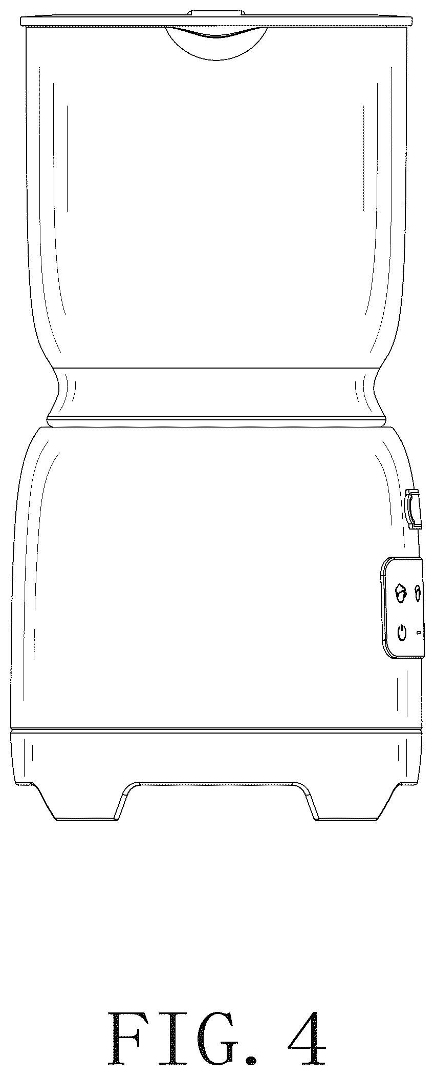 Patent USD1076574 Figure 4 – Milk frother