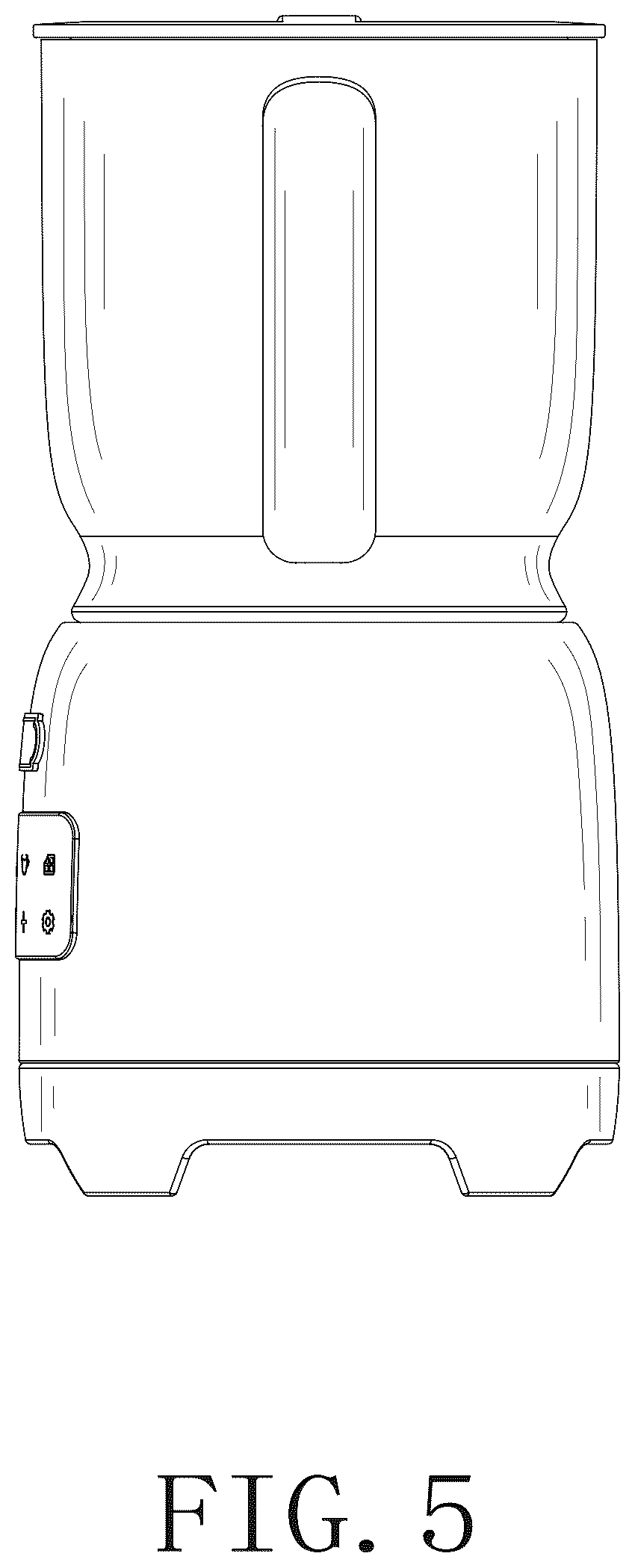 Patent USD1076574 Figure 5 – Milk frother