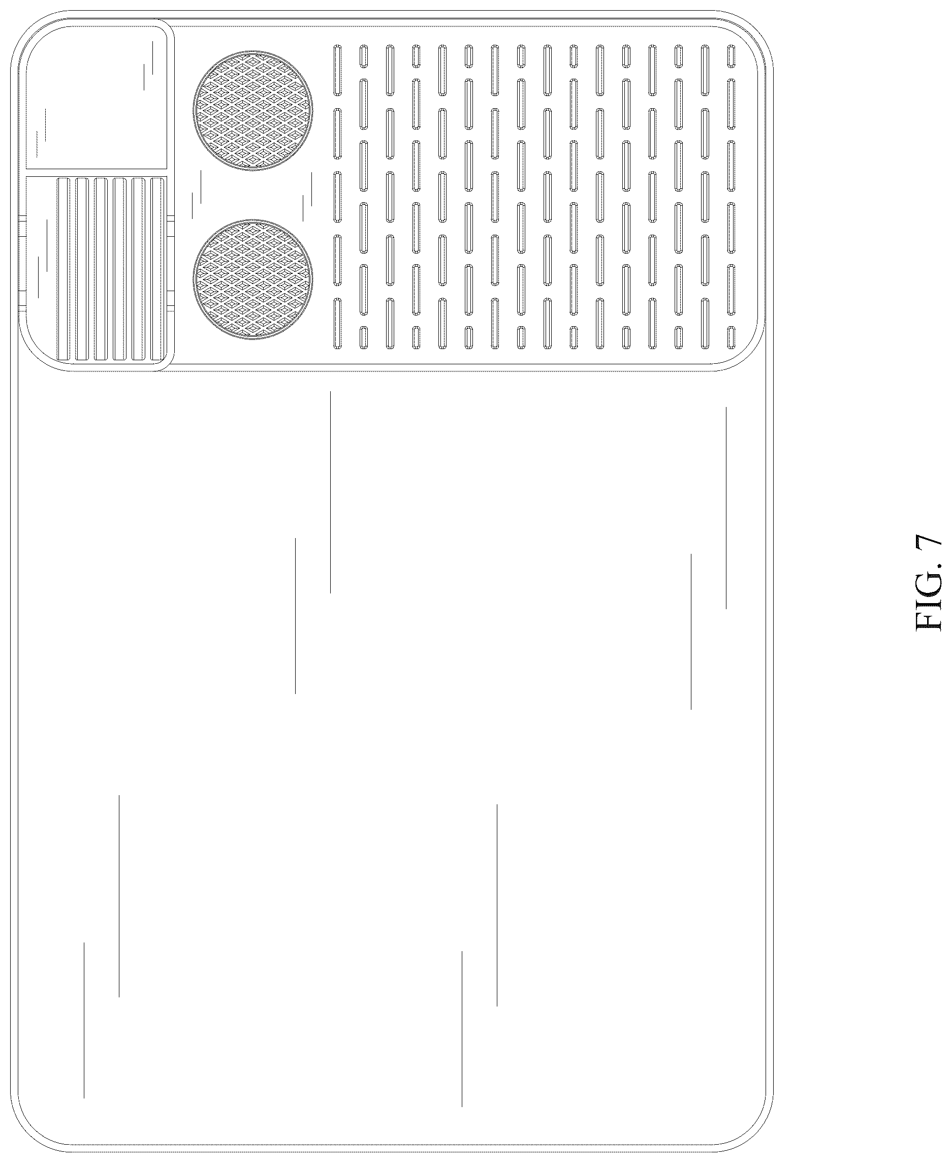 Patent USD1076575 Figure 7 – Coffee mat