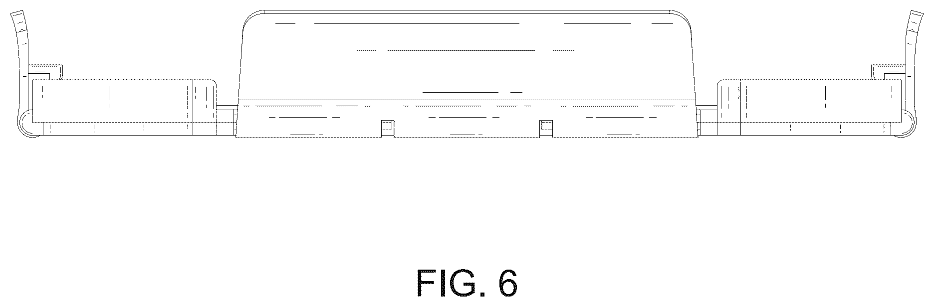 Patent USD1076576 Figure 6 – Container lid