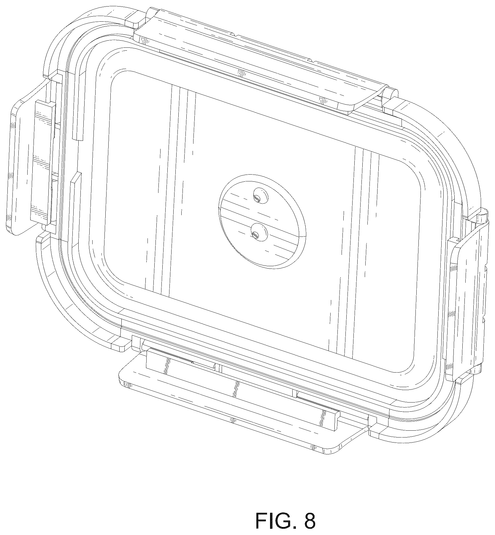 Patent USD1076576 Figure 8 – Container lid
