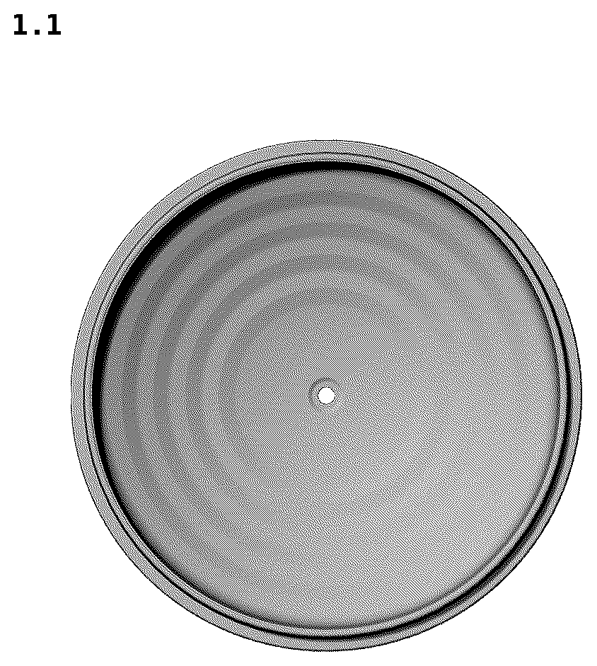 Patent USD1076577 Figure 1 – Lid for kitchen utensil