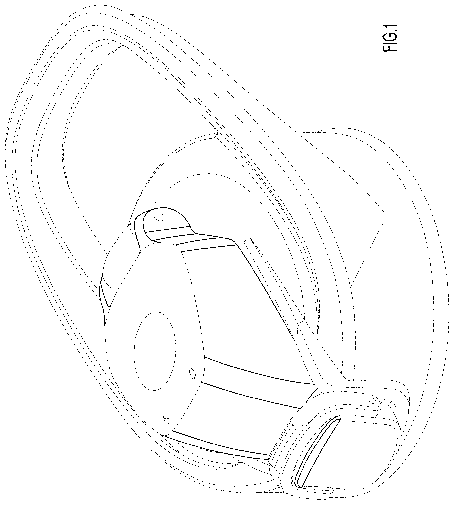 Patent USD1076578 Figure 1 – Lid for a water bottle