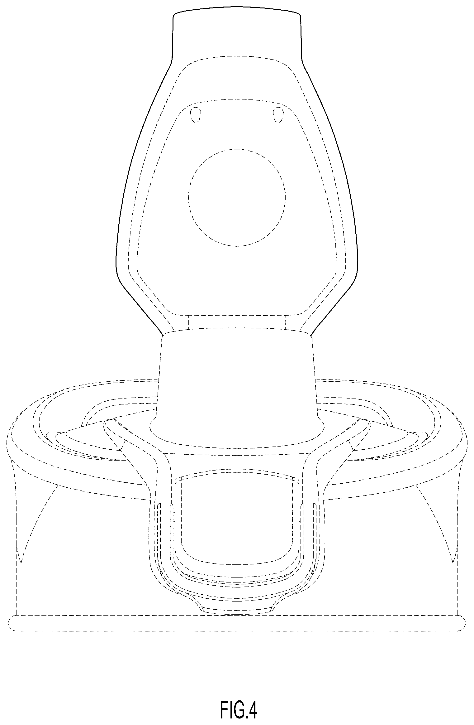Patent USD1076578 Figure 4 – Lid for a water bottle