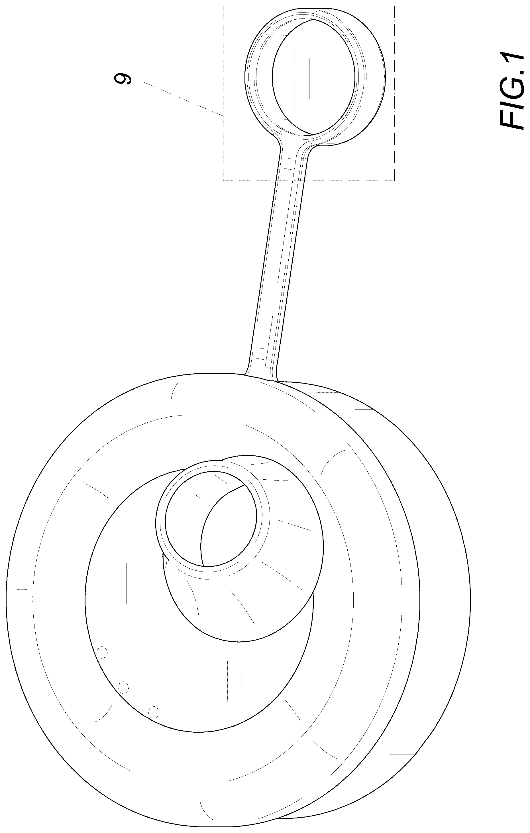 Patent USD1076579 Figure 1 – Bottle cap