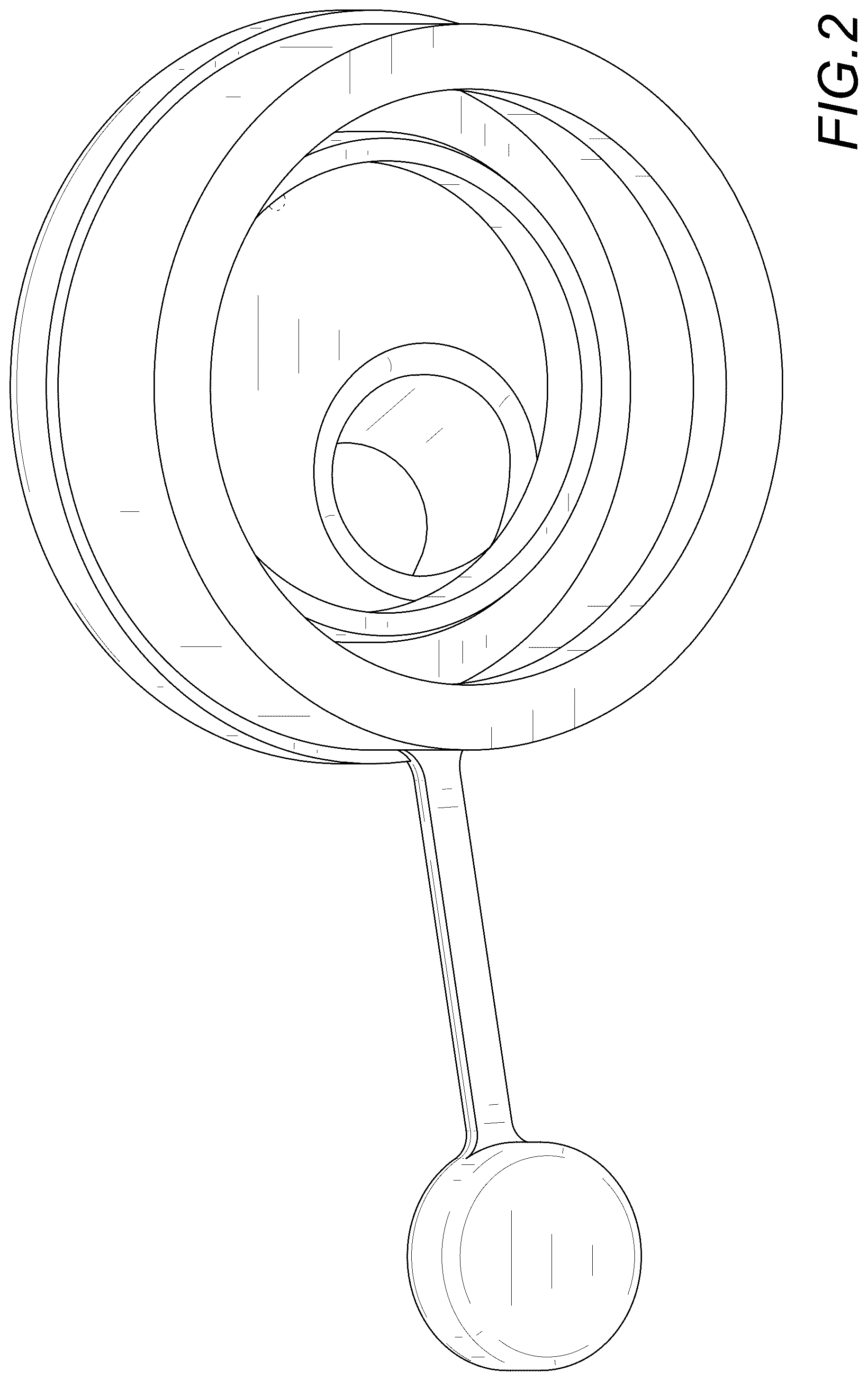 Patent USD1076579 Figure 2 – Bottle cap