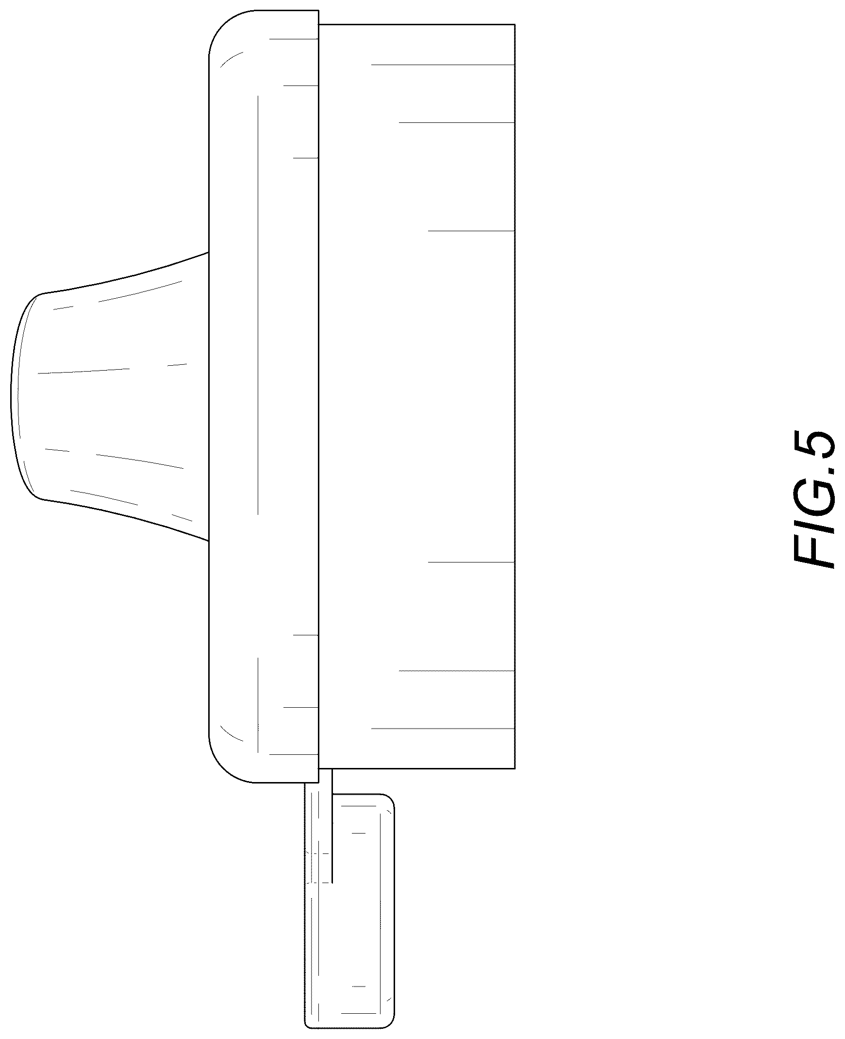 Patent USD1076579 Figure 5 – Bottle cap