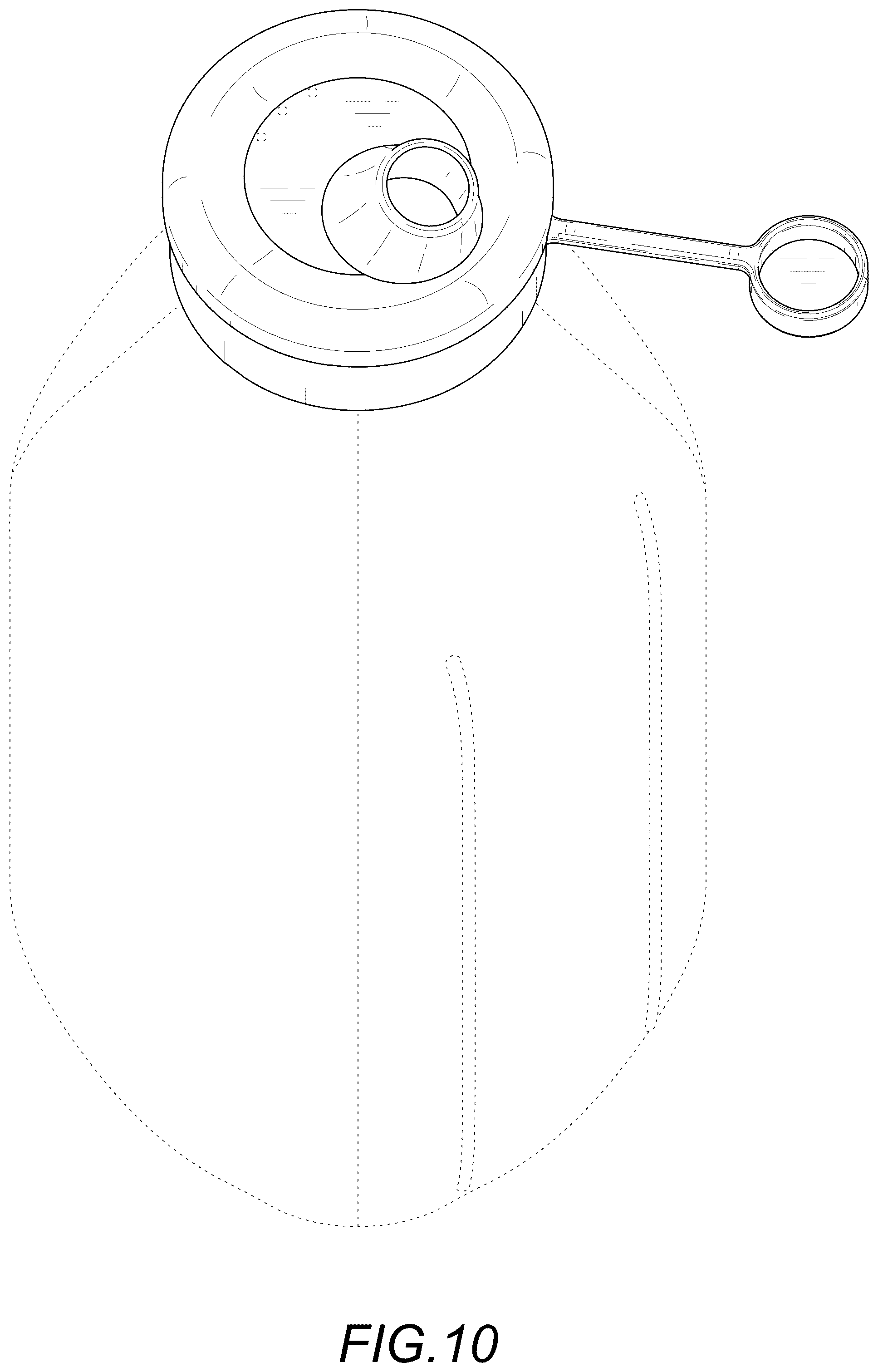 Patent USD1076579 Figure 10 – Bottle cap