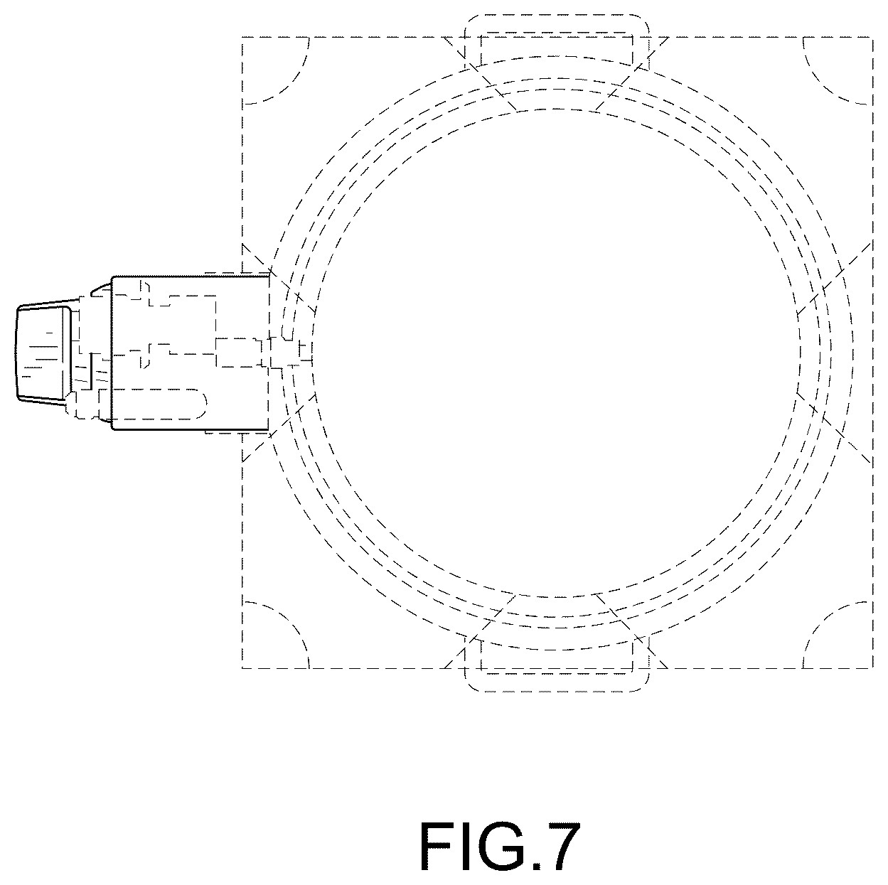 Patent USD1076583 Figure 7 – Cooking stand