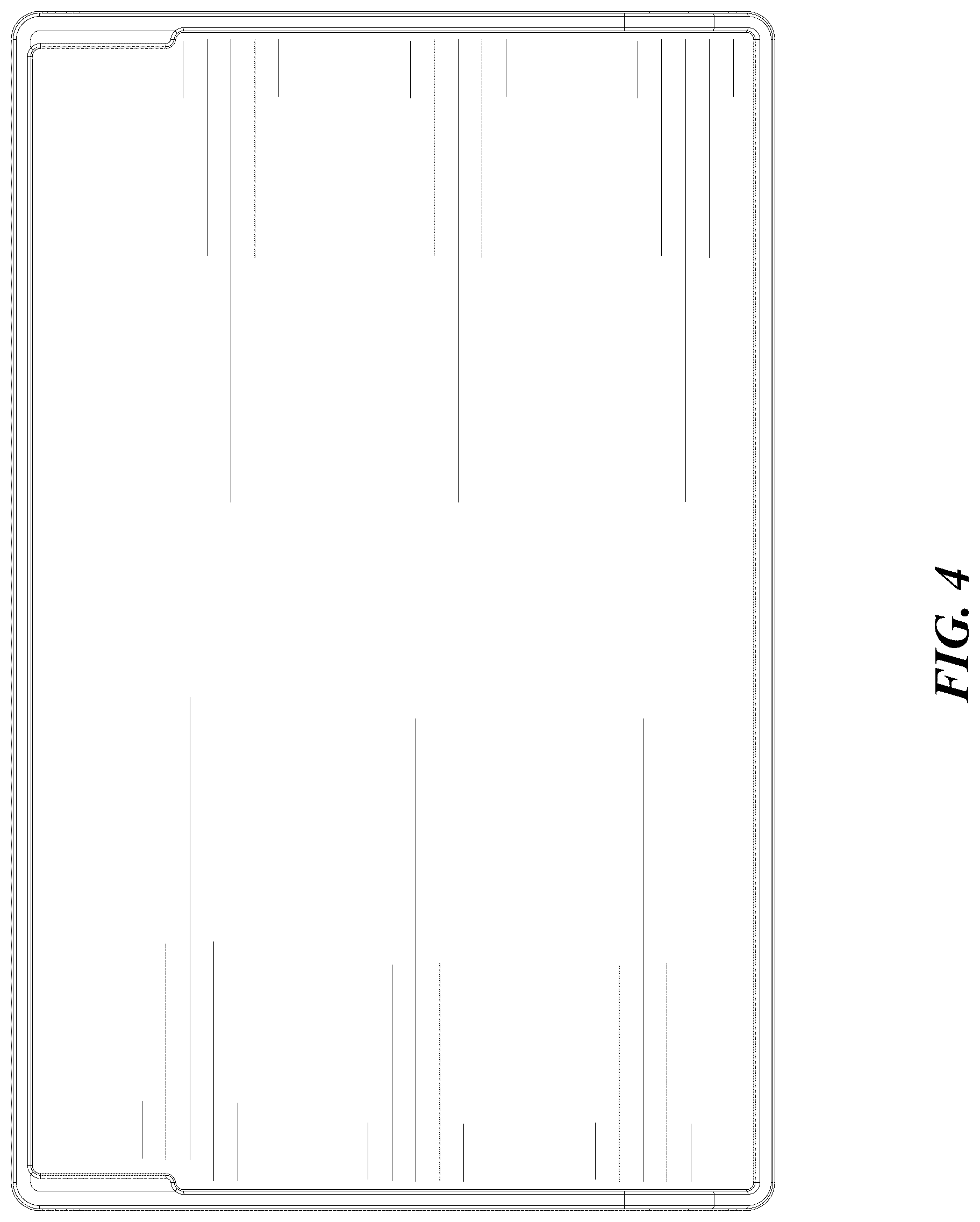 Patent USD1076584 Figure 4 – Griddle cover mat