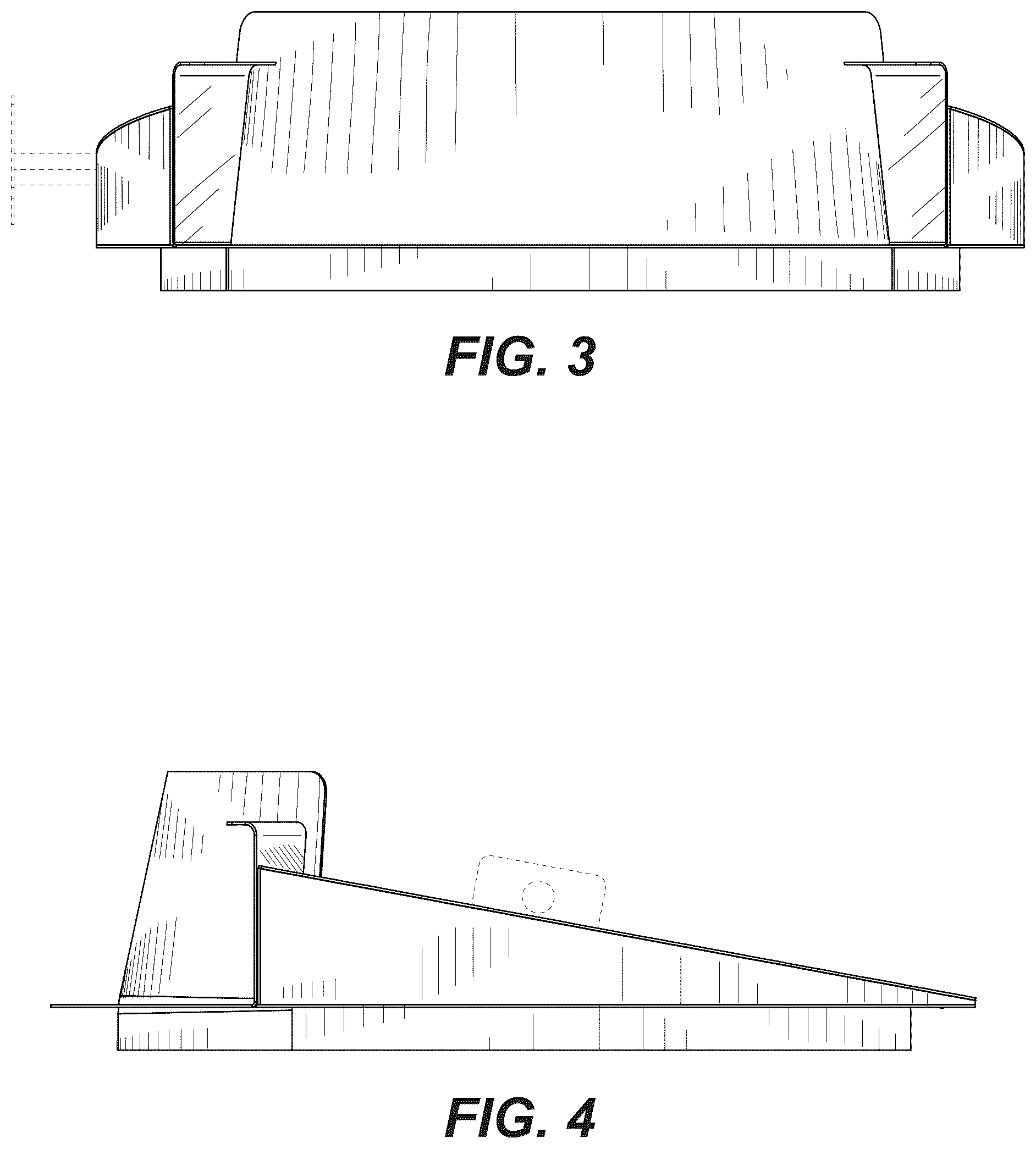 Patent USD1076585 Figure 2 – Rotisserie insert for a barbecue grill