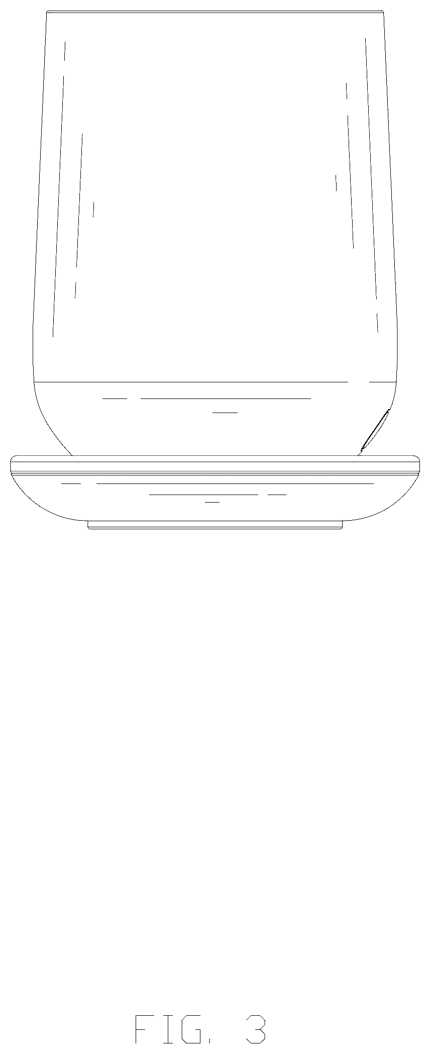 Patent USD1076588 Figure 3 – Cup with base