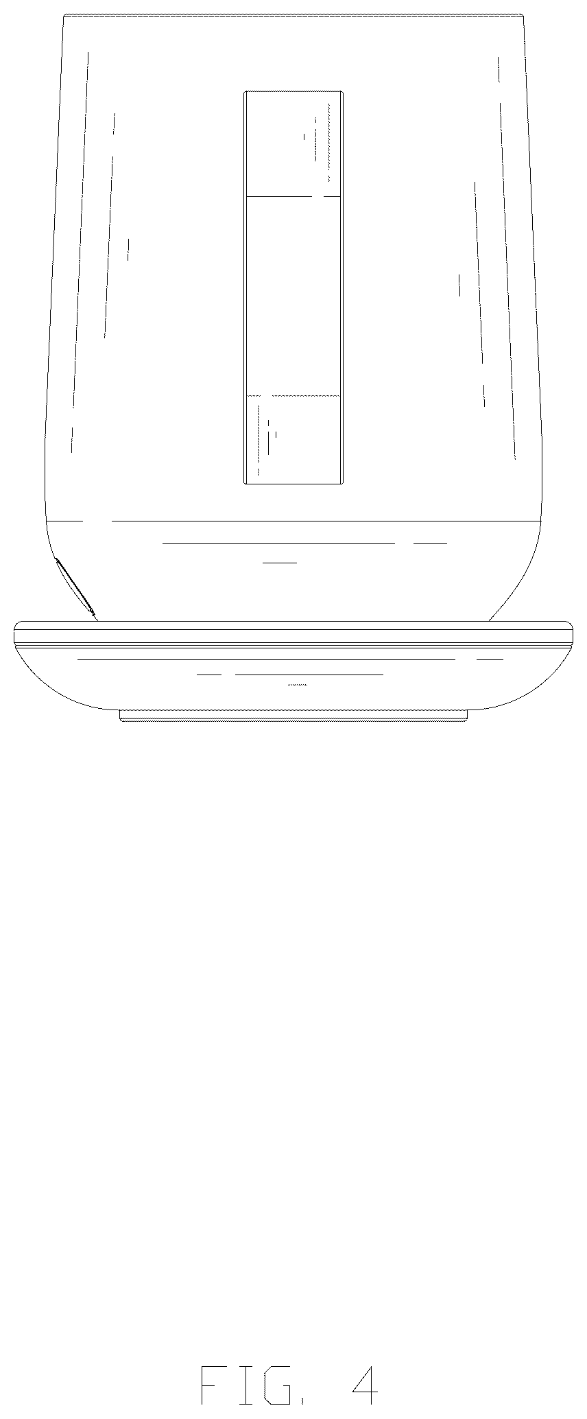 Patent USD1076588 Figure 4 – Cup with base