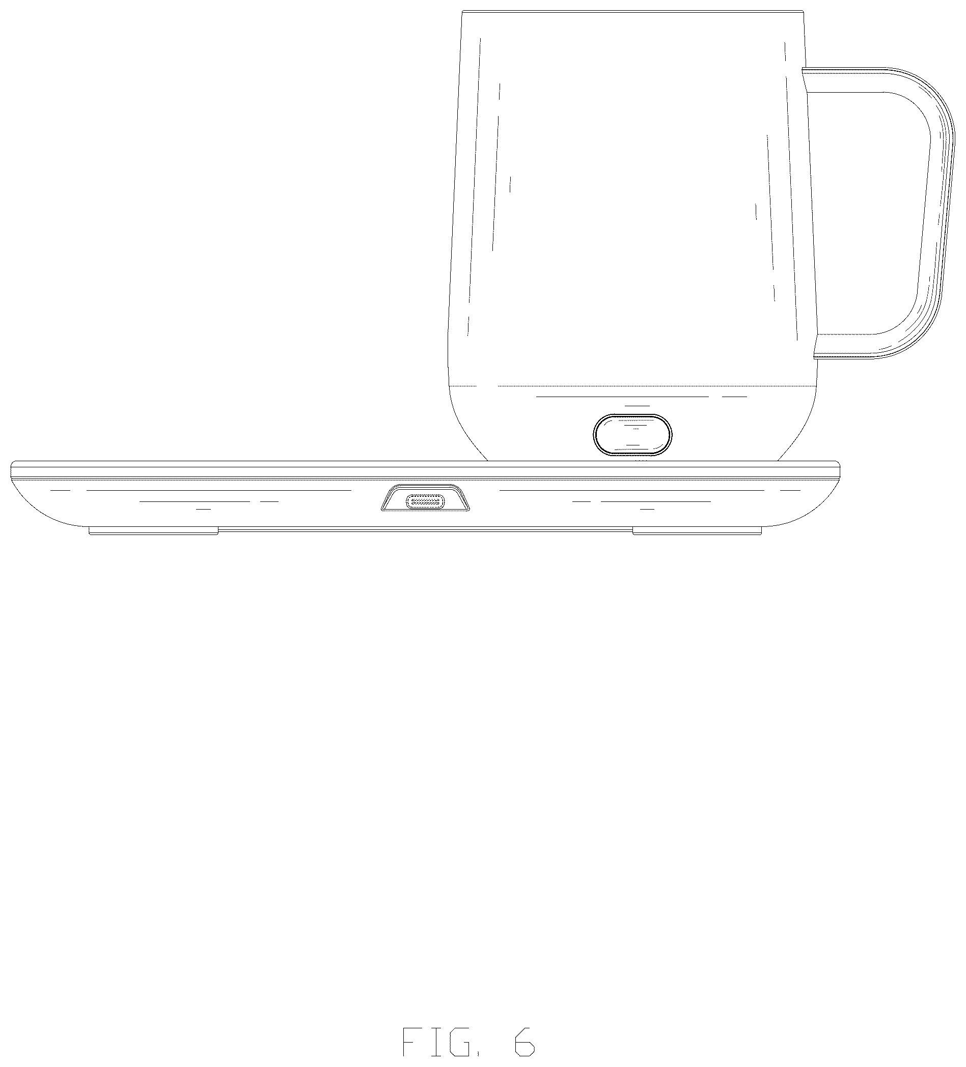 Patent USD1076588 Figure 6 – Cup with base