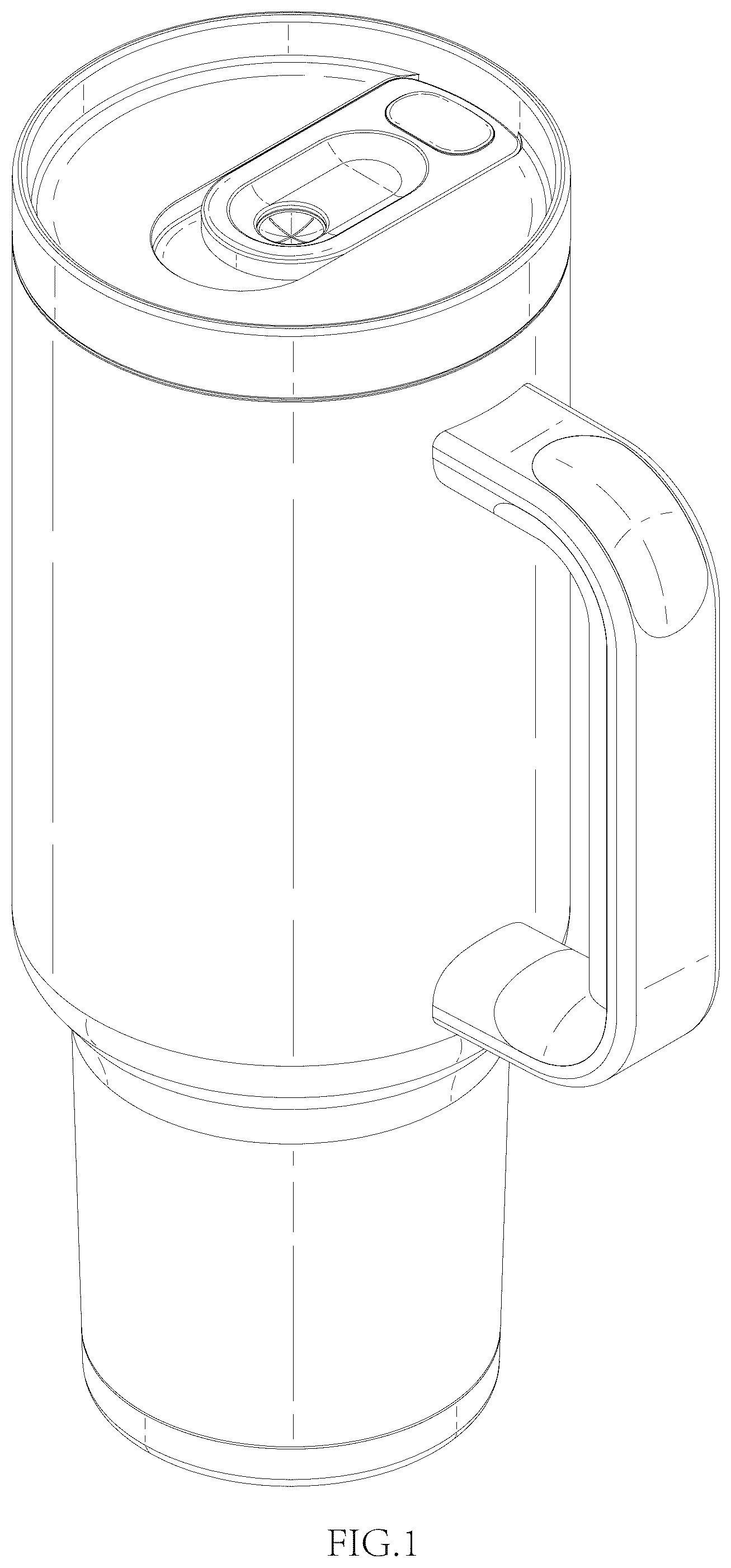 Patent USD1076589 — Water cup — Figure 1